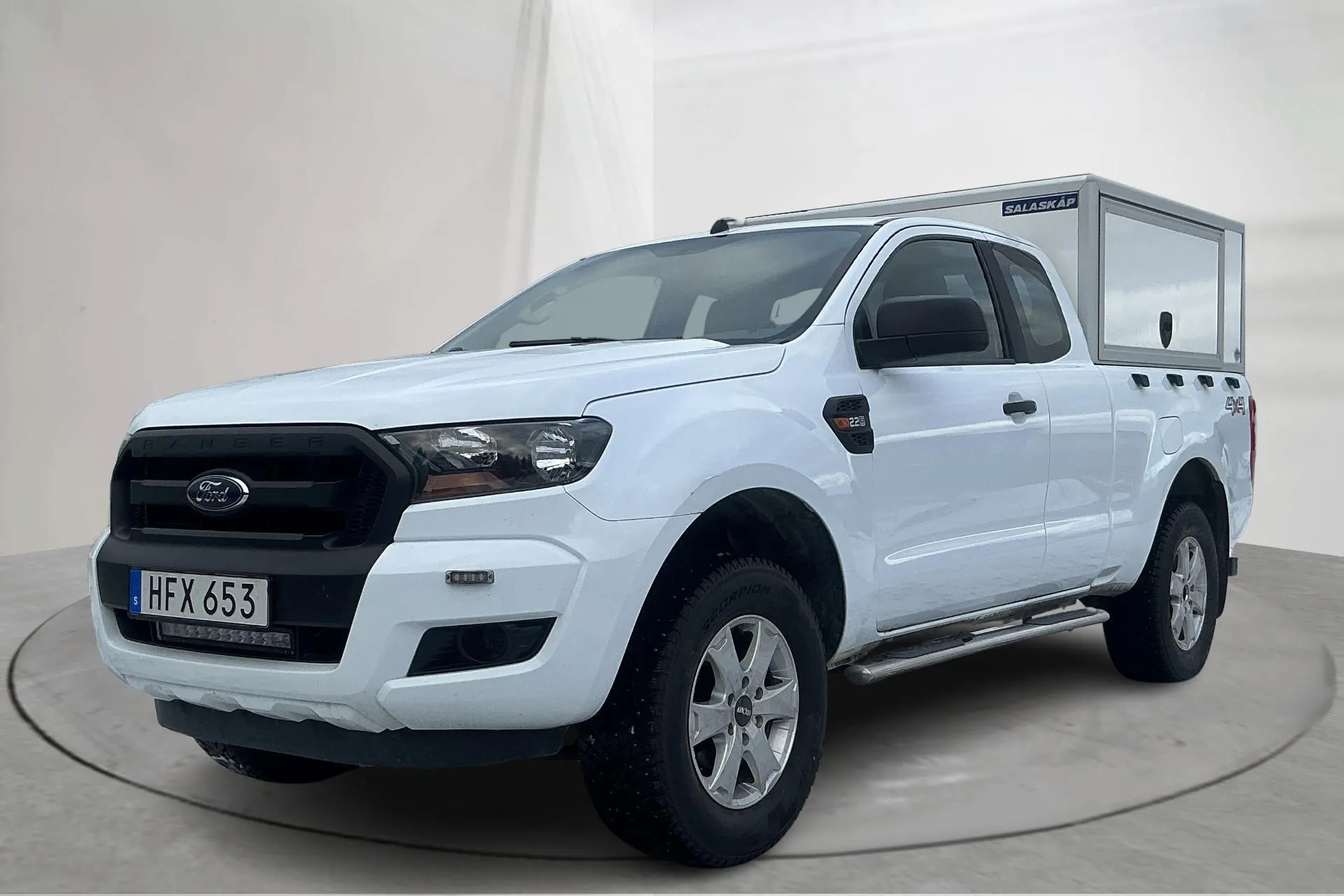 Presentationsfoto 1 av 18: Ford Ranger 2.2 TDCi 4WD (160hk) - 10 405 mil - Manuell - vit - 2018