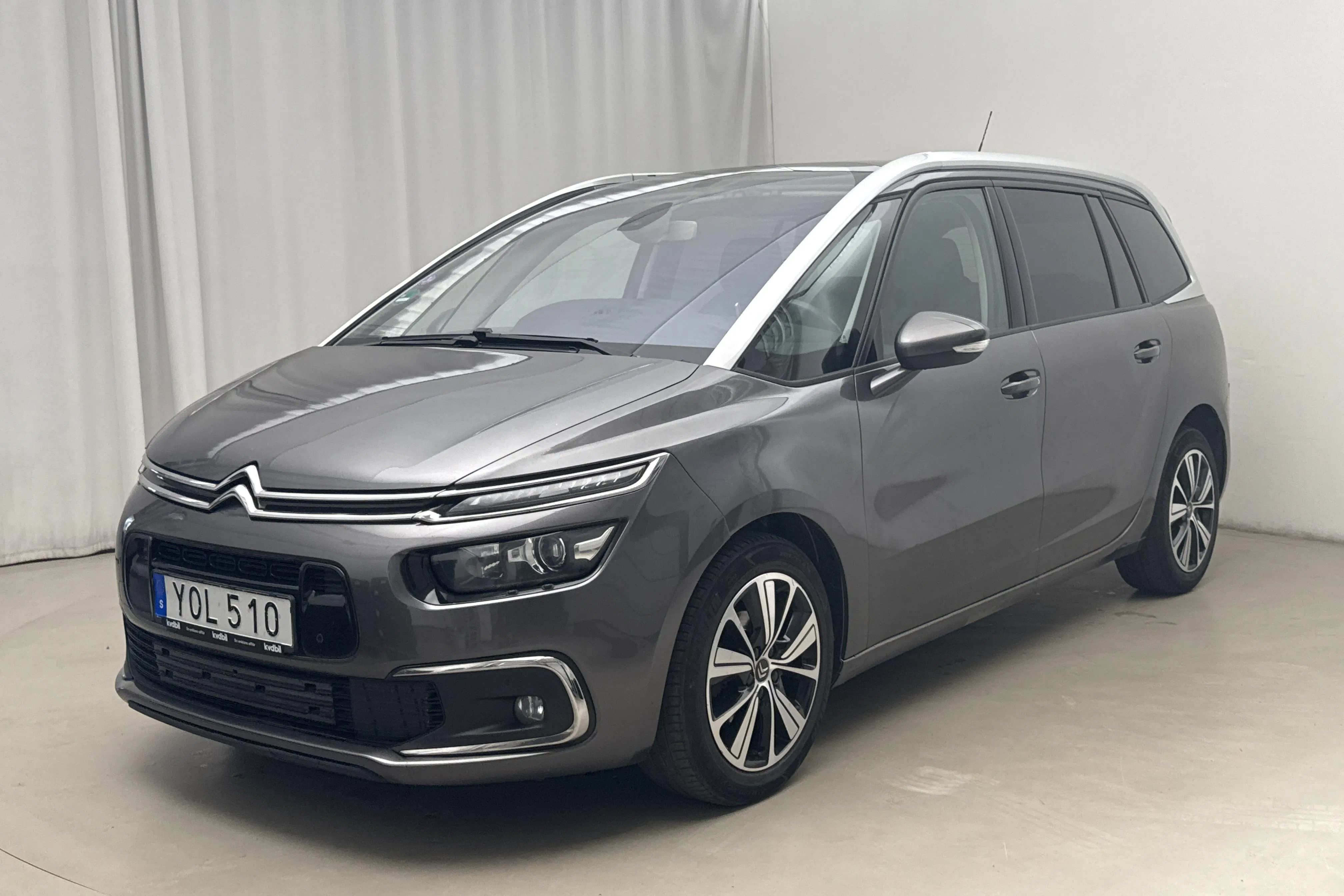 Presentationsfoto 1 av 16: Citroën C4 Grand Picasso Puretech (130hk) - 16 670 mil - Automat - grå - 2018