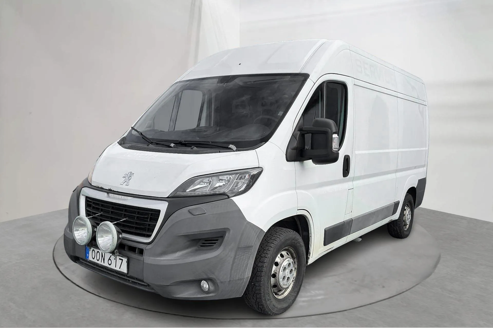 Presentationsfoto 1 av 20: Peugeot Boxer 2.2 HDI Skåp (130hk) - 20 778 mil - Manuell - vit - 2016