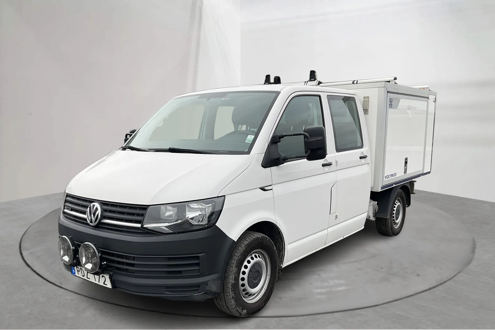 Presentationsfoto 1 av 12: VW Transporter T6 2.0 TDI BMT 4MOTION (150hk) - 18 955 mil - Manuell - vit - 2017