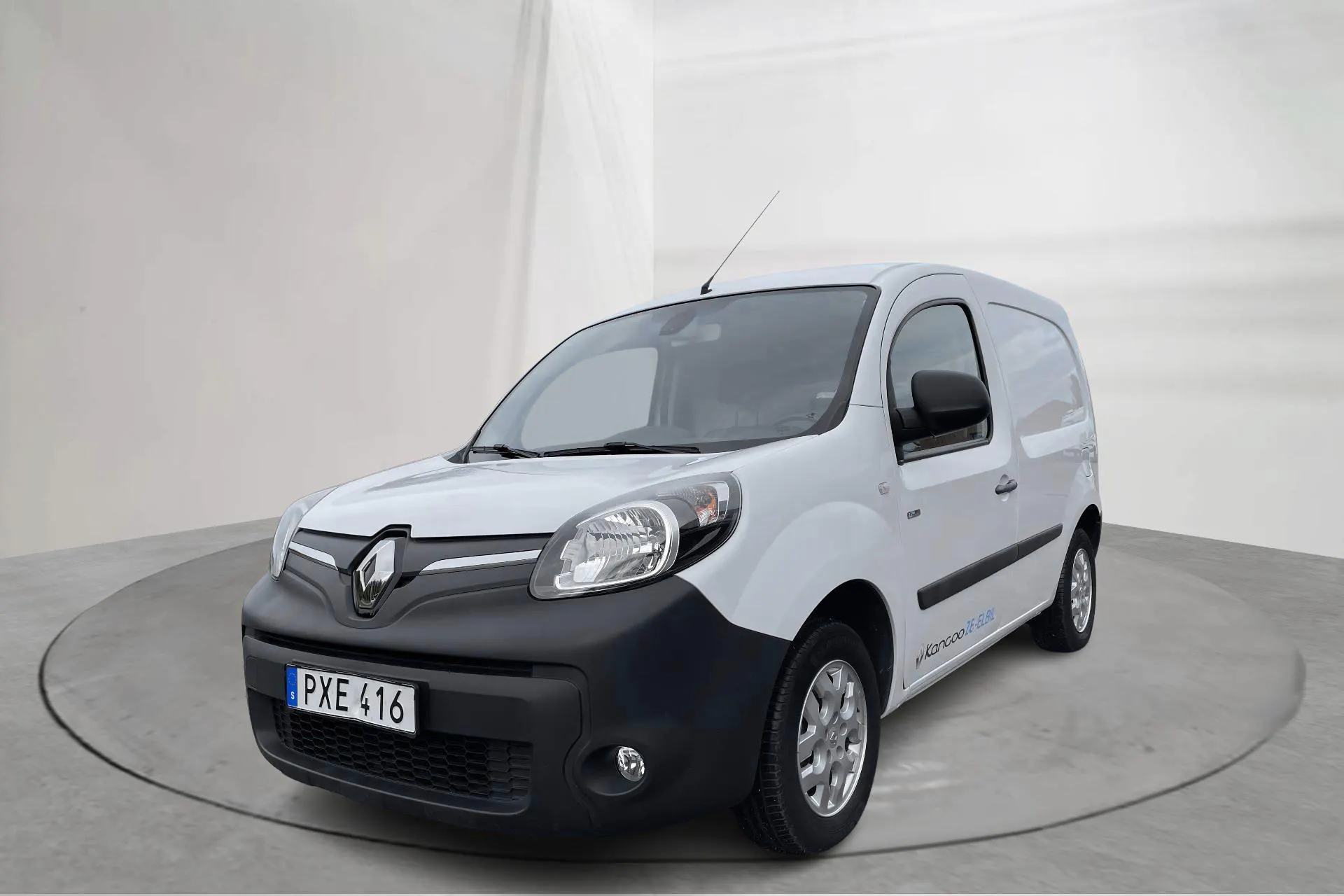 Presentation photo 1 of 15: Renault Kangoo Z.E Power Plus 33kWh Skåp (60hk) - 38 980 km - Automatic - white - 2018