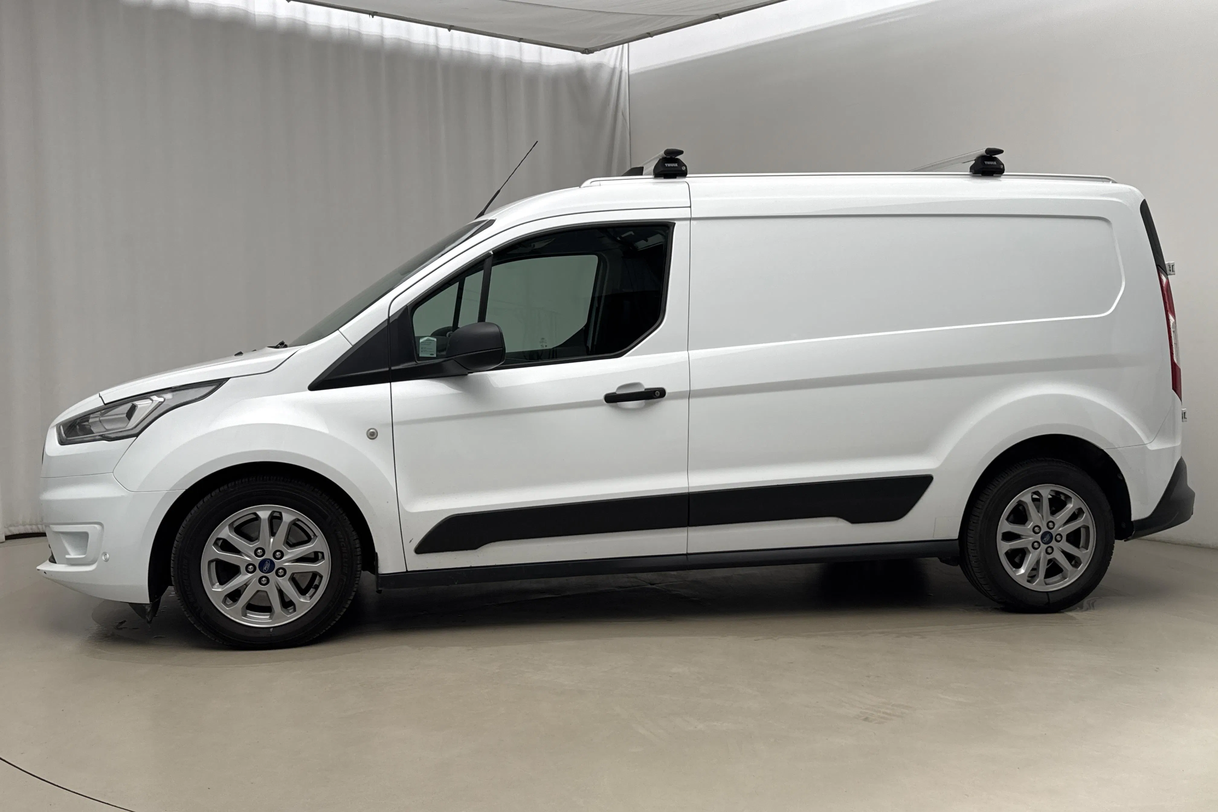 Presentation photo 2 of 22: Ford Transit Connect 1.5 EcoBlue (100hk) - 97 880 km - Automatic - white - 2022