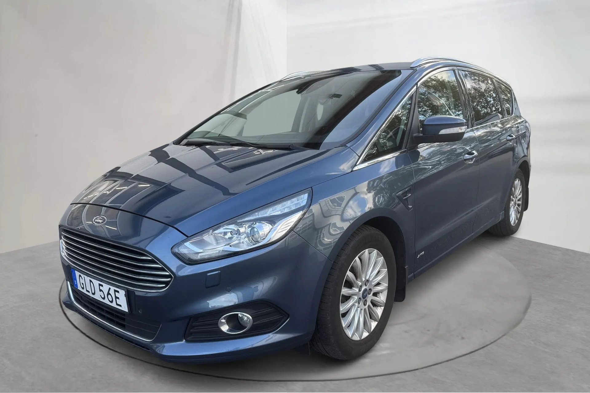 Presentation photo 1 of 16: Ford S-MAX 2.0 TDCi AWD (190hk) - 95 630 km - Automatic - blue - 2019