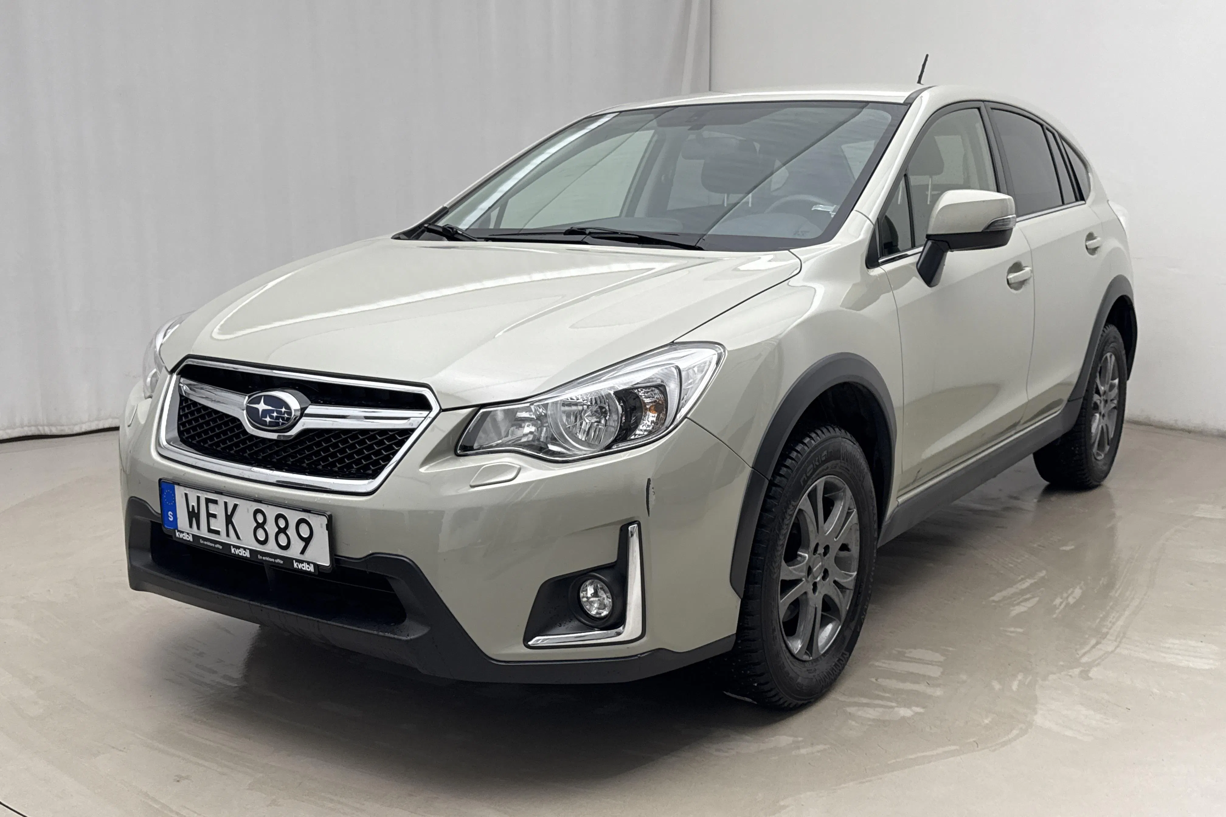 Presentation photo 1 of 15: Subaru XV 2.0i (150hk) - 106 020 km - Automatic - light green - 2017