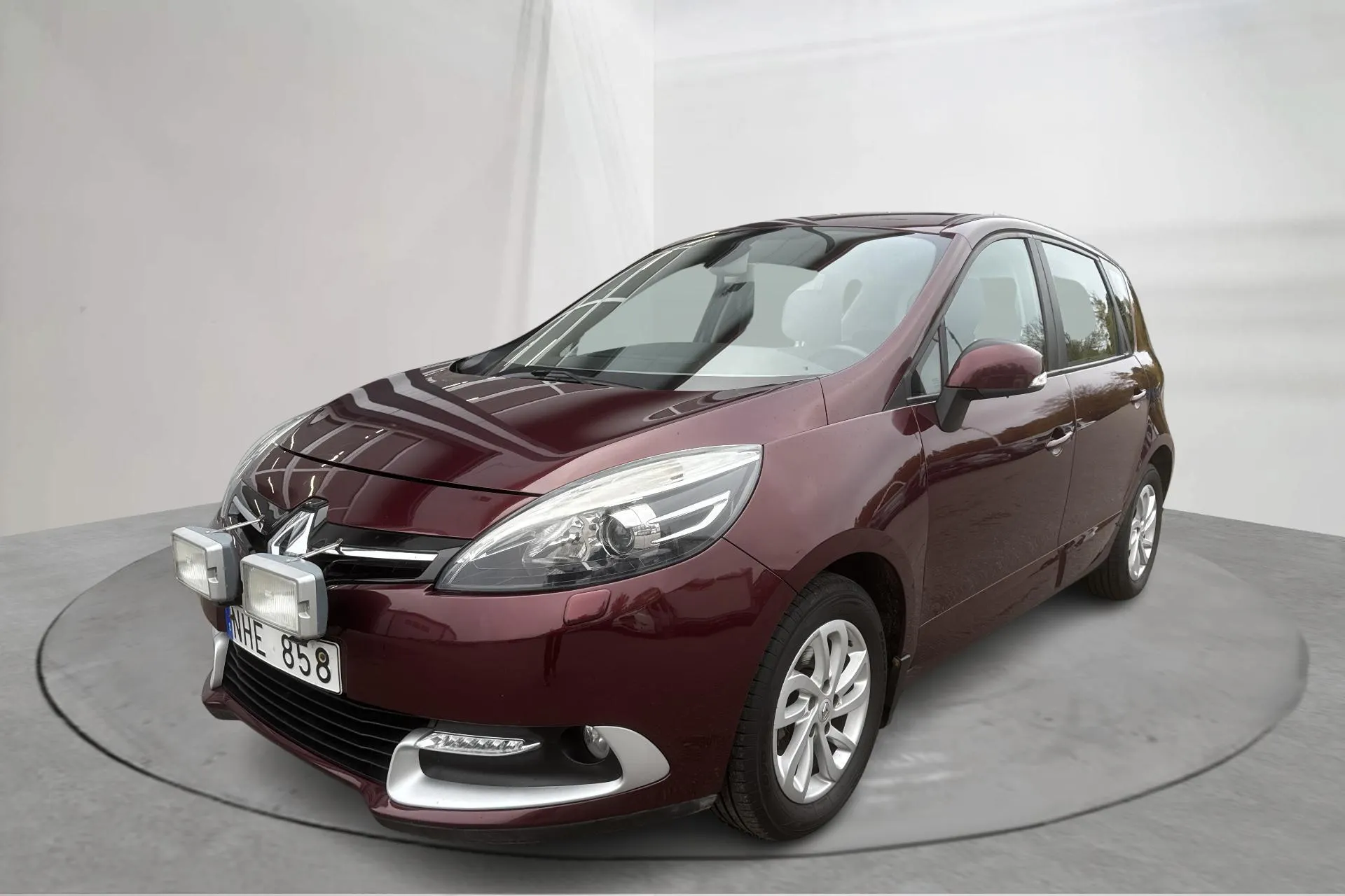 Presentationsfoto 1 av 14: Renault Scénic III 1.5 dCi FAP (110hk) - 17 822 mil - Manuell - röd - 2013