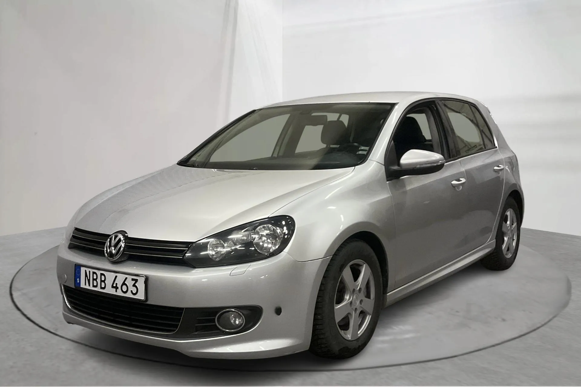 Presentation photo 1 of 13: VW Golf VI 1.6 TDI BlueMotion Technology 5dr (105hk) - 196 470 km - Manual - silver - 2013