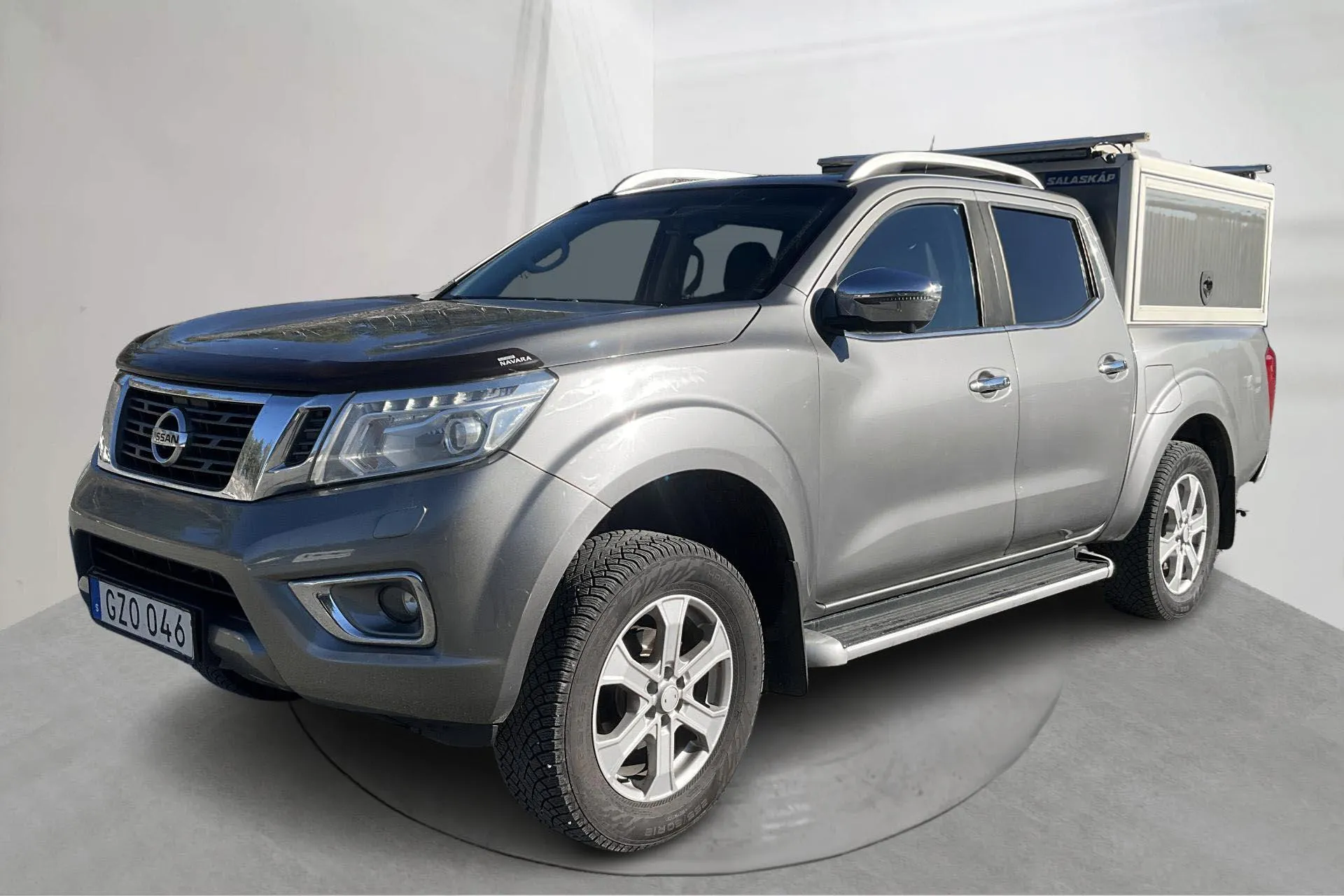 Presentationsfoto 1 av 23: Nissan Navara 2.3 dCi 4x4 (190hk) - 24 784 mil - Automat - grå - 2017
