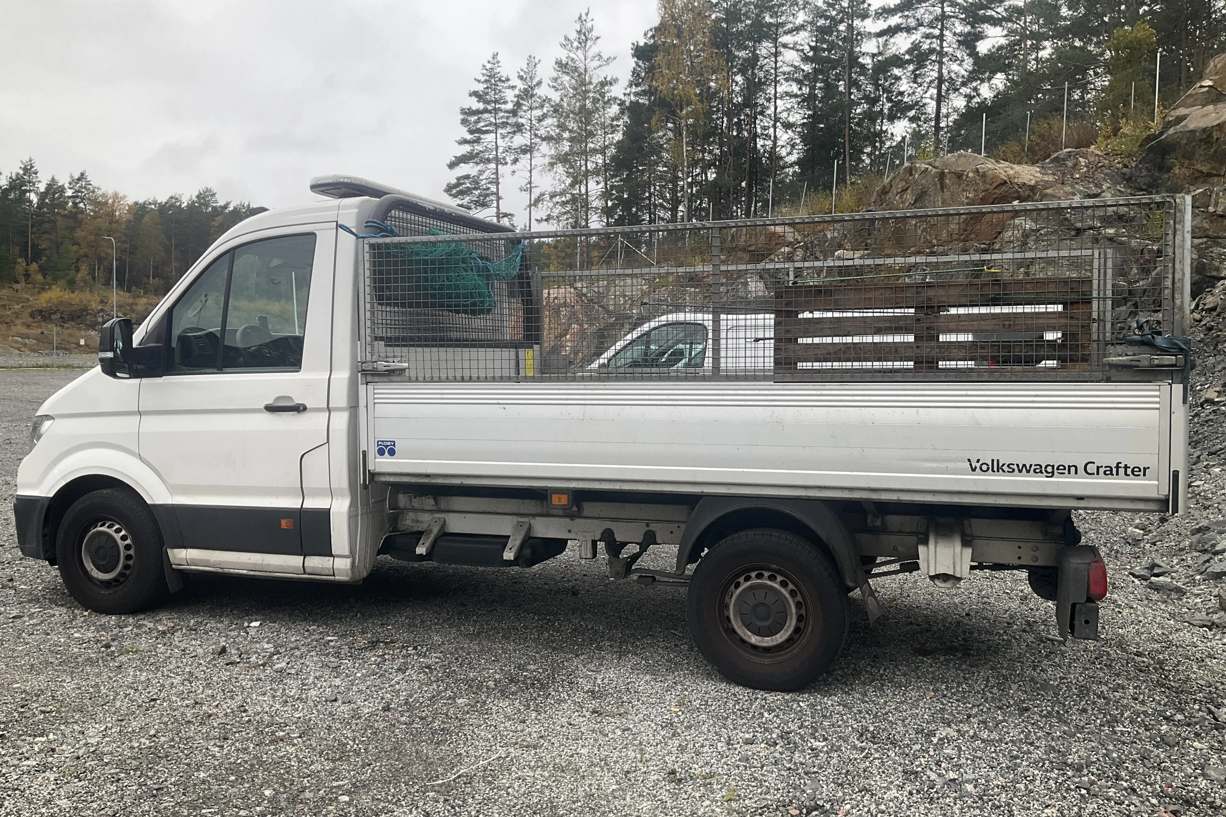 Presentationsfoto 2 av 14: VW Crafter 35 2.0 TDI Chassi (140hk) - 14 680 mil - Automat - vit - 2019