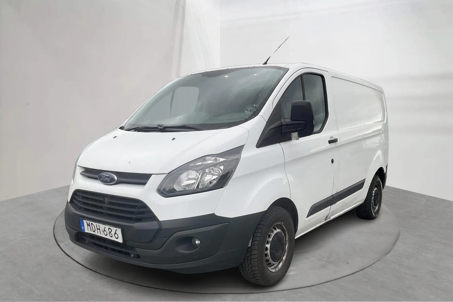 Presentationsfoto 1 av 15: Ford Transit Custom 270 (100hk) - 21 140 mil - Manuell - vit - 2016