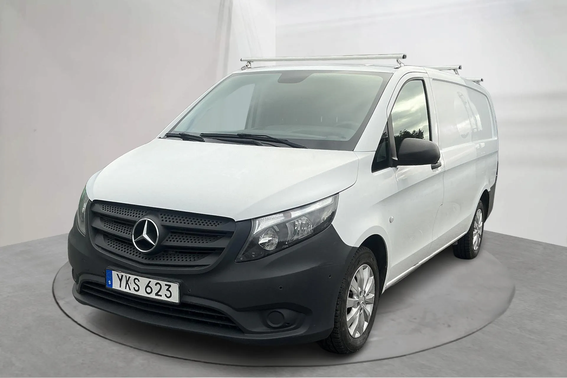 Presentationsfoto 1 av 16: Mercedes Vito 109 CDI W640 (88hk) - 16 136 mil - Manuell - vit - 2017