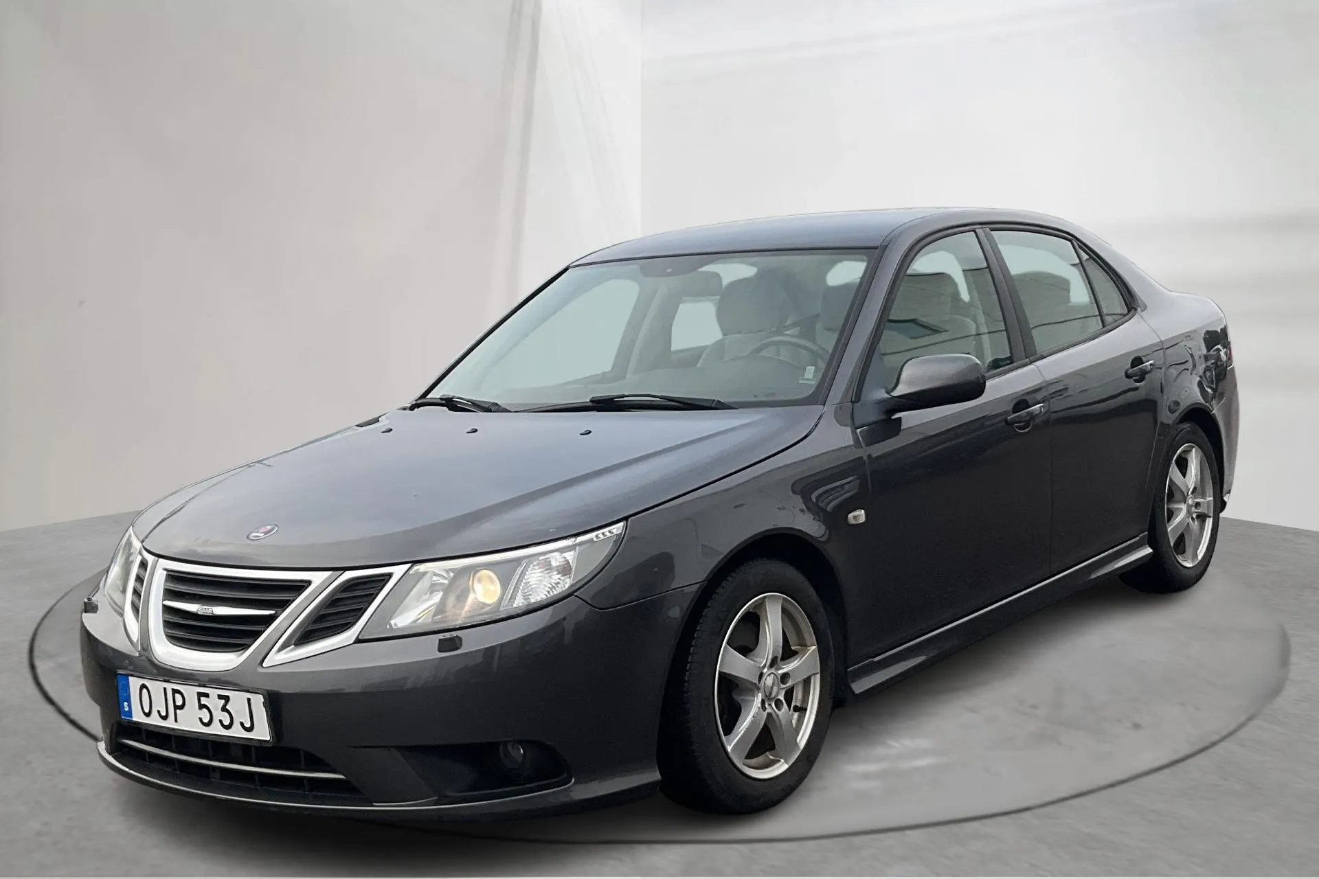 Presentationsfoto 1 av 14: Saab 9-3 1.9 TTiD SportSedan (180hk) - 21 726 mil - Manuell - grå - 2011