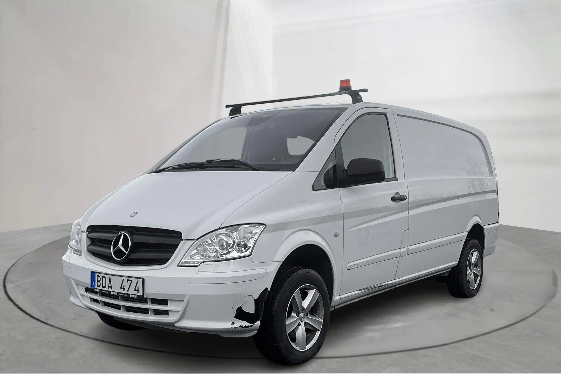 Presentation photo 1 of 15: Mercedes Vito 113 CDI 4x4 W639 (136hk) - 119 510 km - Automatic - white - 2013