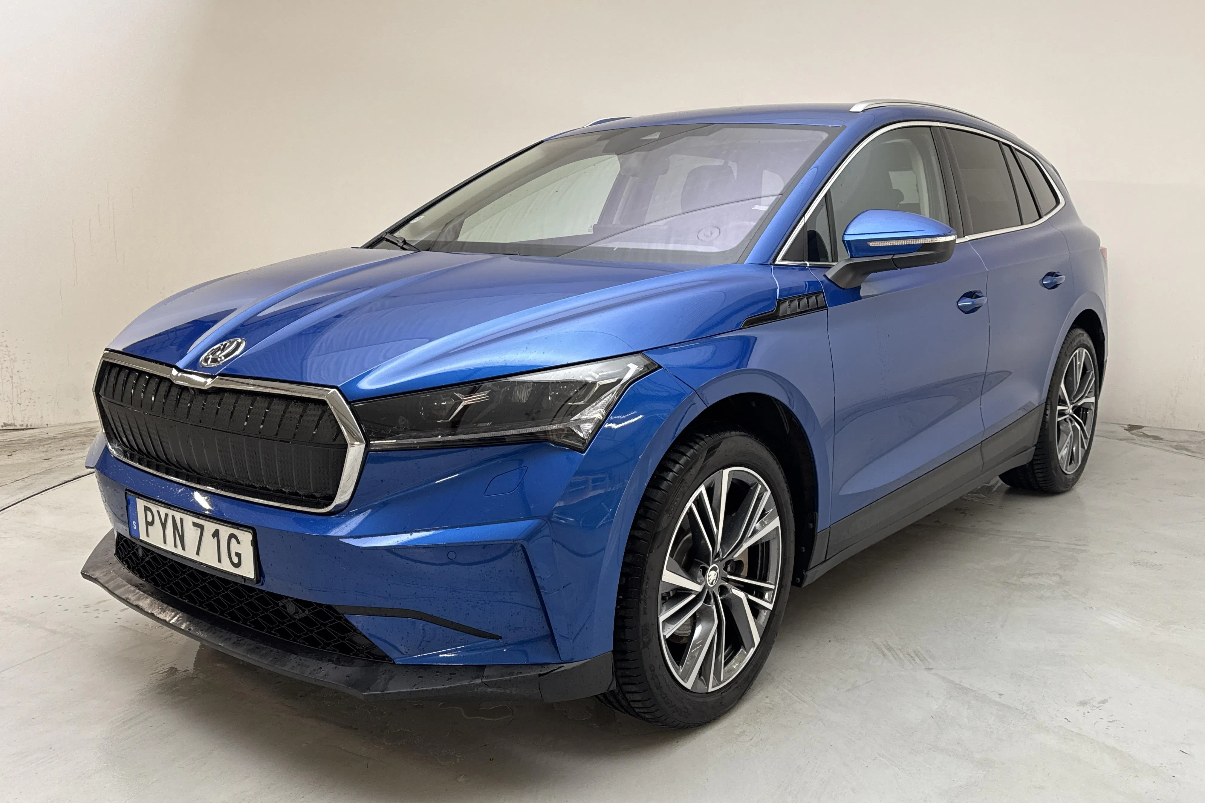Presentation photo 1 of 16: Skoda Enyaq iV 80x (265hk) - 16 100 km - Automatic - blue - 2022