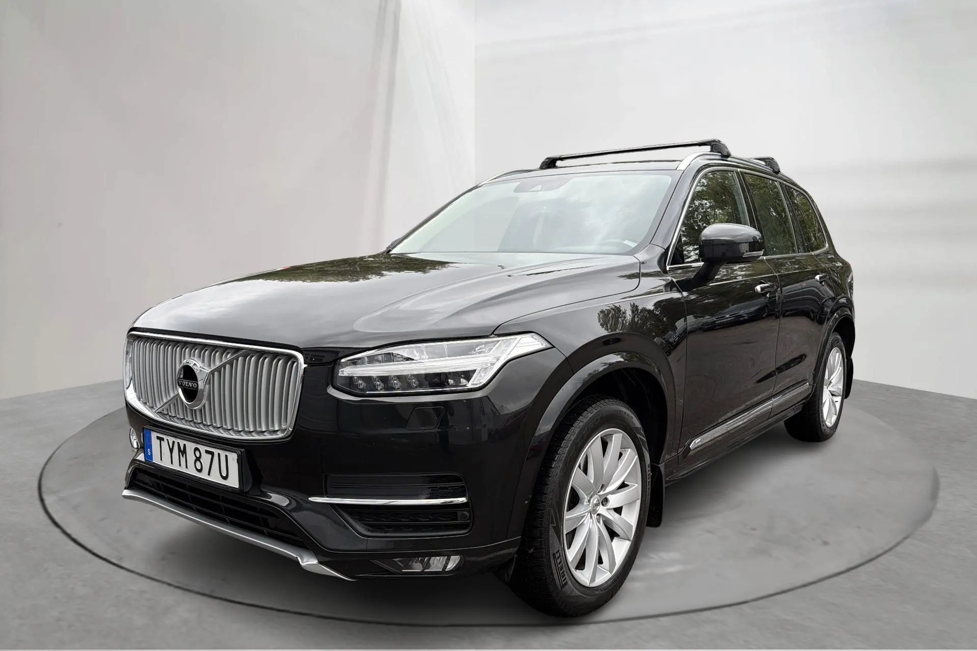 Presentation photo 1 of 19: Volvo XC90 T5 AWD (250hk) - 149 400 km - Automatic - black - 2019