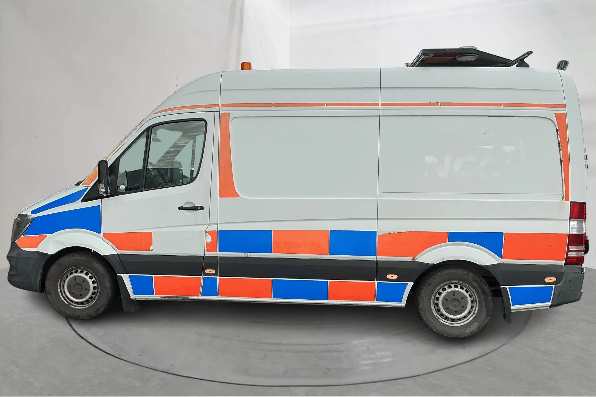 Presentationsfoto 2 av 14: Mercedes Sprinter 316 CDI (163hk) - 23 093 mil - Automat - vit - 2015