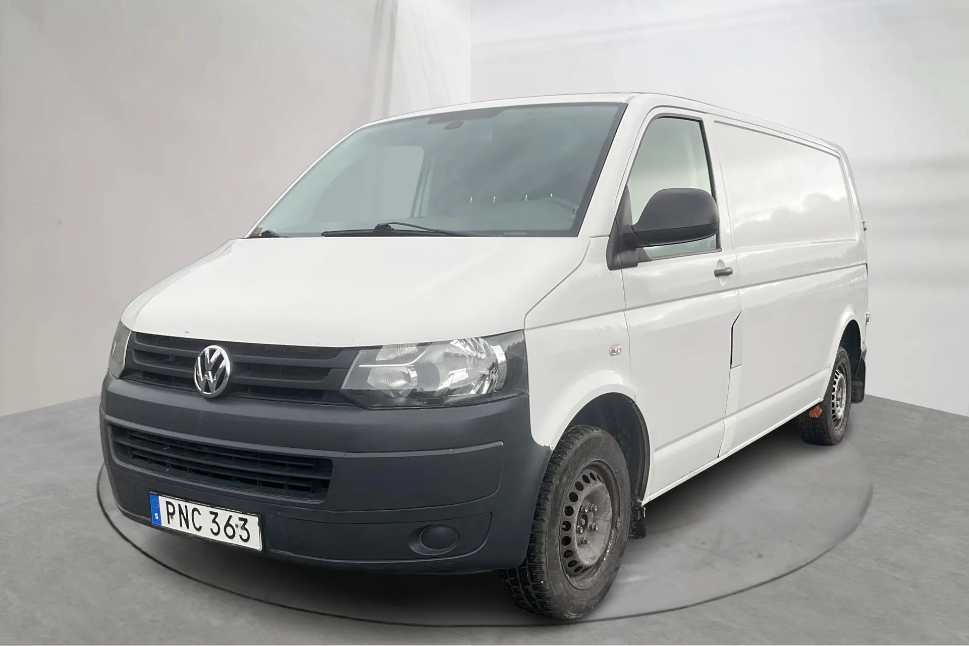 Presentationsfoto 1 av 13: VW Transporter T5 2.0 Ecofuel (115hk) - 21 161 mil - Manuell - vit - 2010