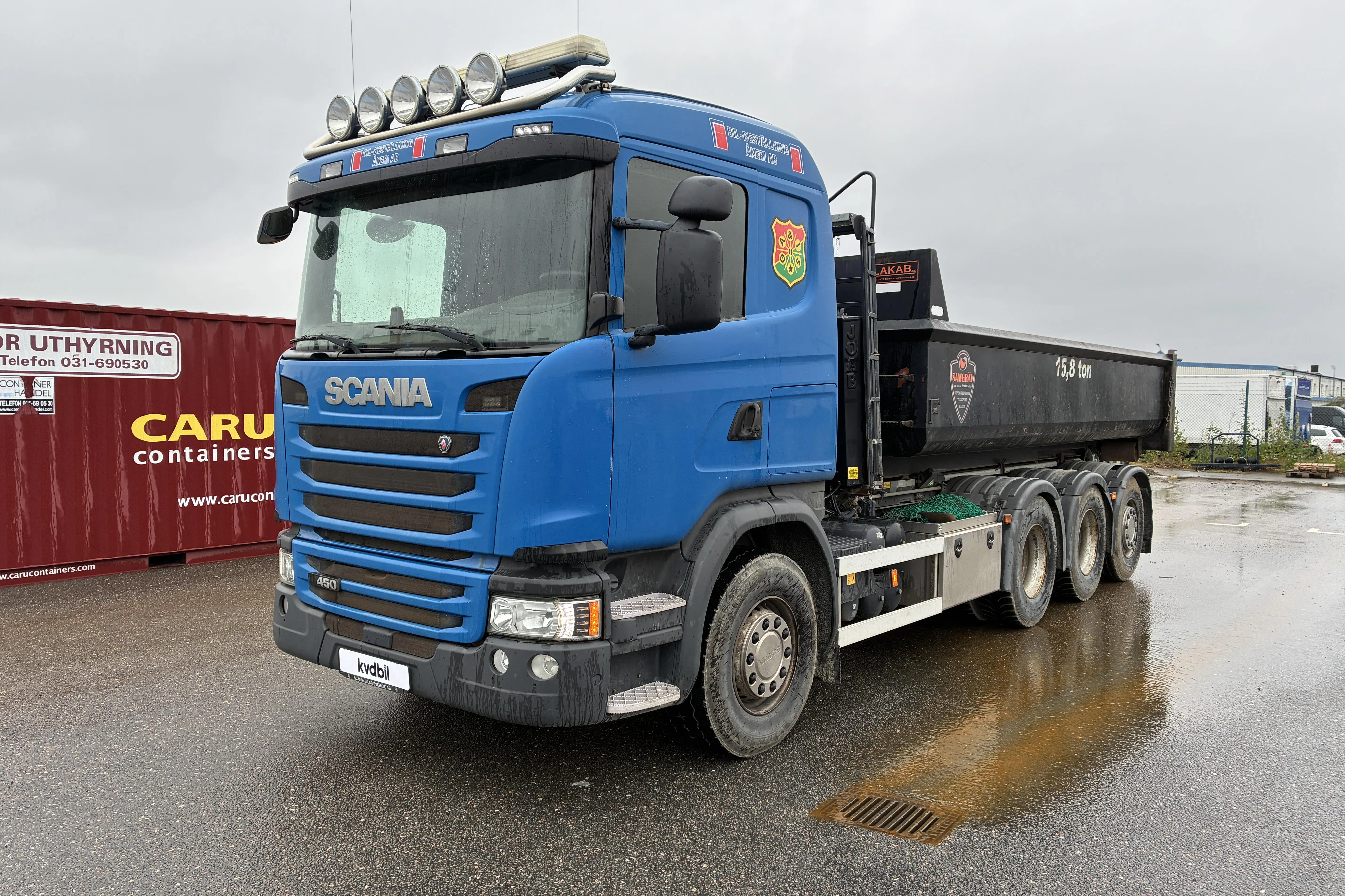 Presentationsfoto 1 av 71: SCANIA G450 - 465 888 km - Automat - blå - 2016