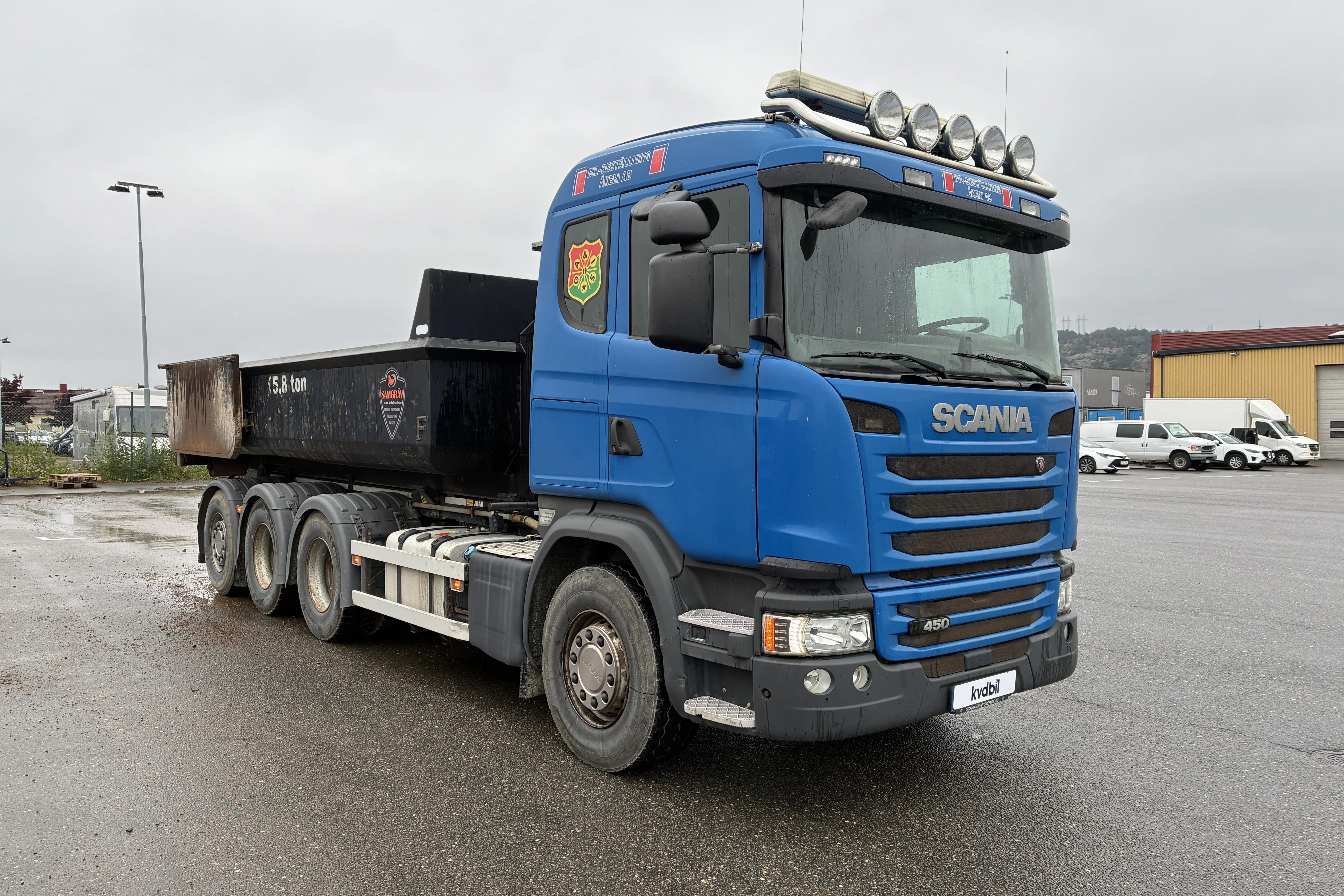Presentationsfoto 2 av 71: SCANIA G450 - 465 888 km - Automat - blå - 2016