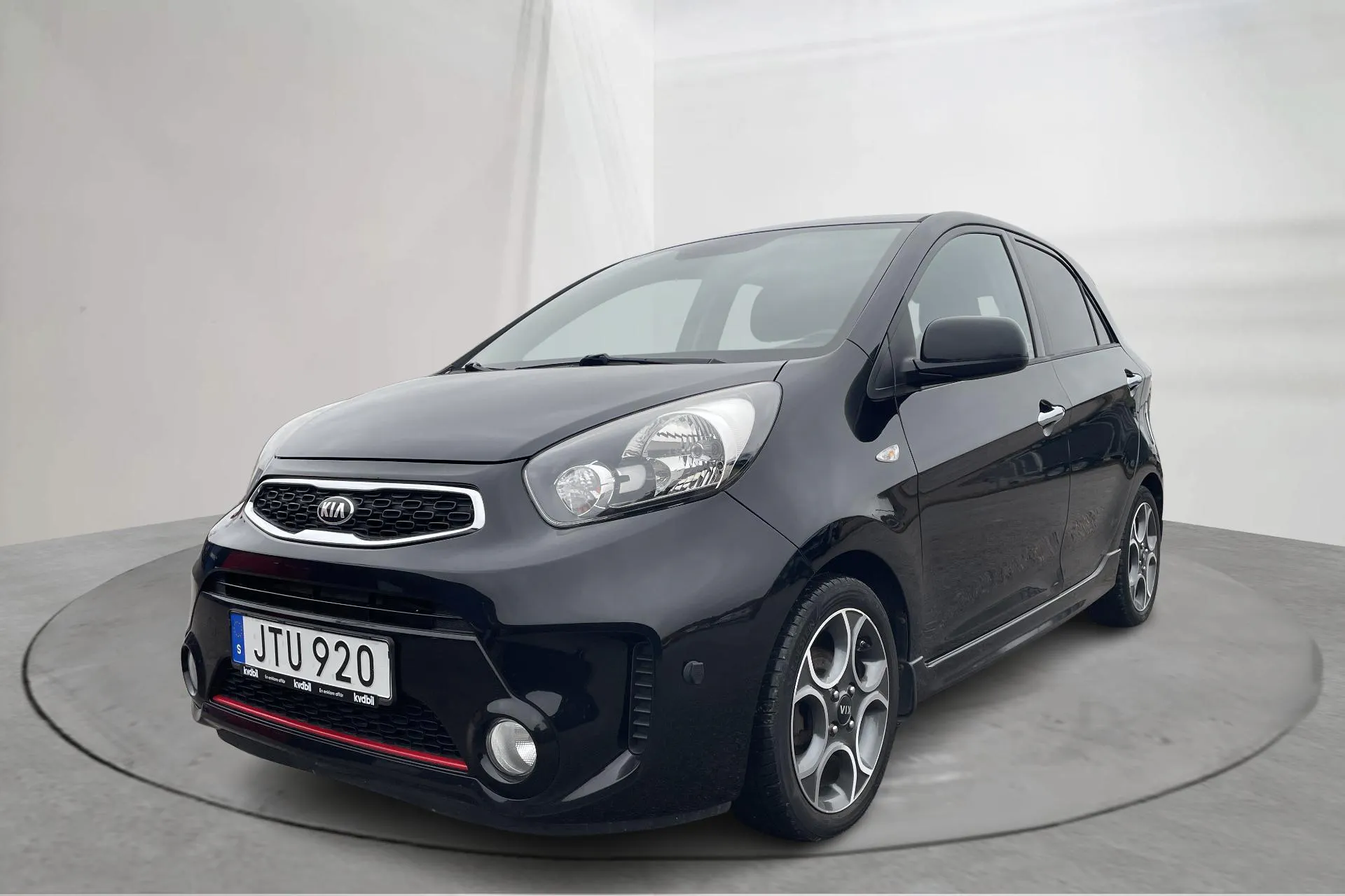 Presentationsfoto 1 av 14: KIA Picanto 1.0 5dr (69hk) - 10 121 mil - Manuell - svart - 2016