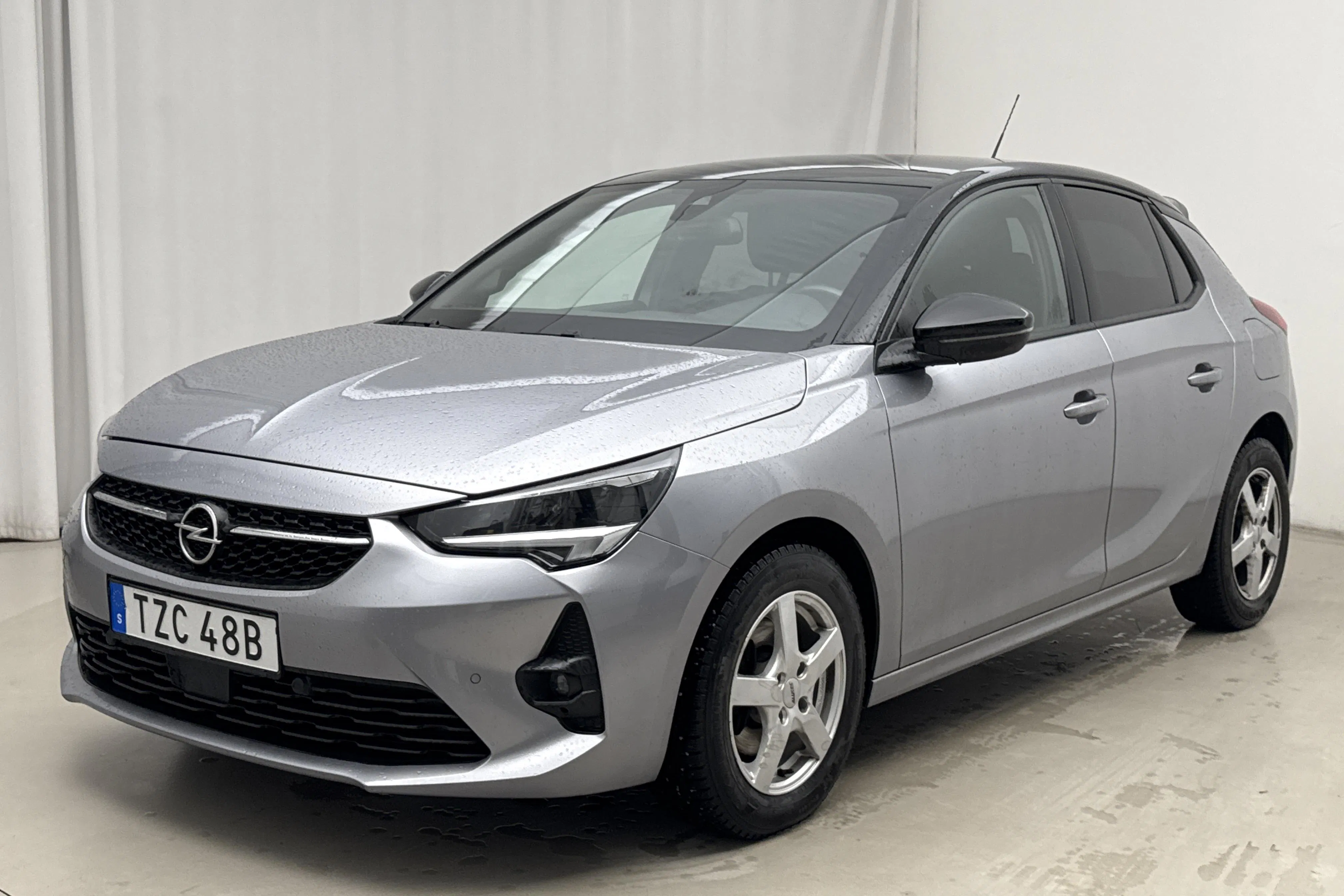 Presentationsfoto 1 av 16: Opel Corsa 1.2 P130 5dr (130hk) - 6 479 mil - Automat - grå - 2021