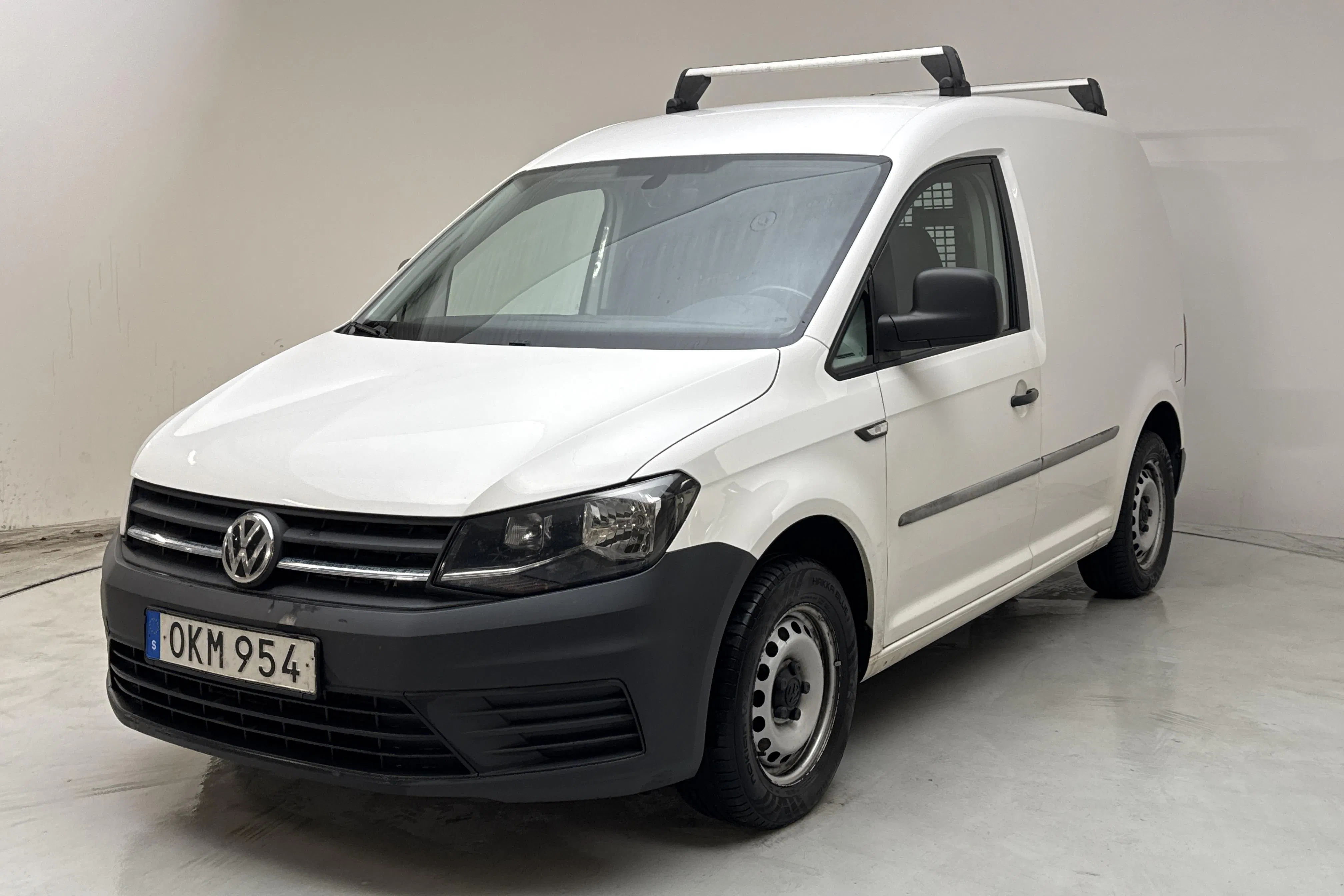 Presentation photo 1 of 14: VW Caddy 2.0 TDI (75hk) - 227 100 km - Manual - white - 2018