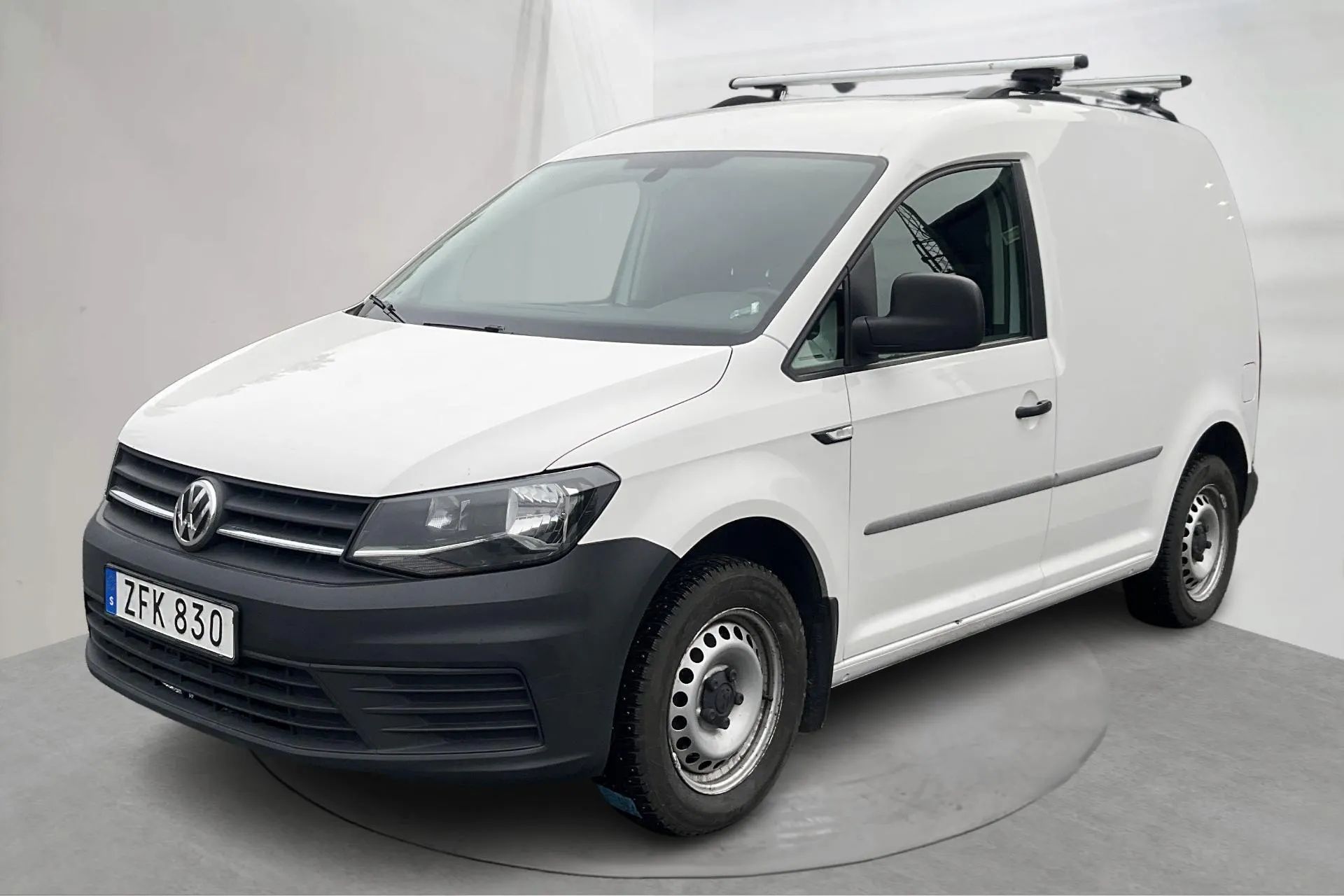 Presentationsfoto 1 av 17: VW Caddy 1.4 TSI Skåp (125hk) - 14 216 mil - Manuell - vit - 2018