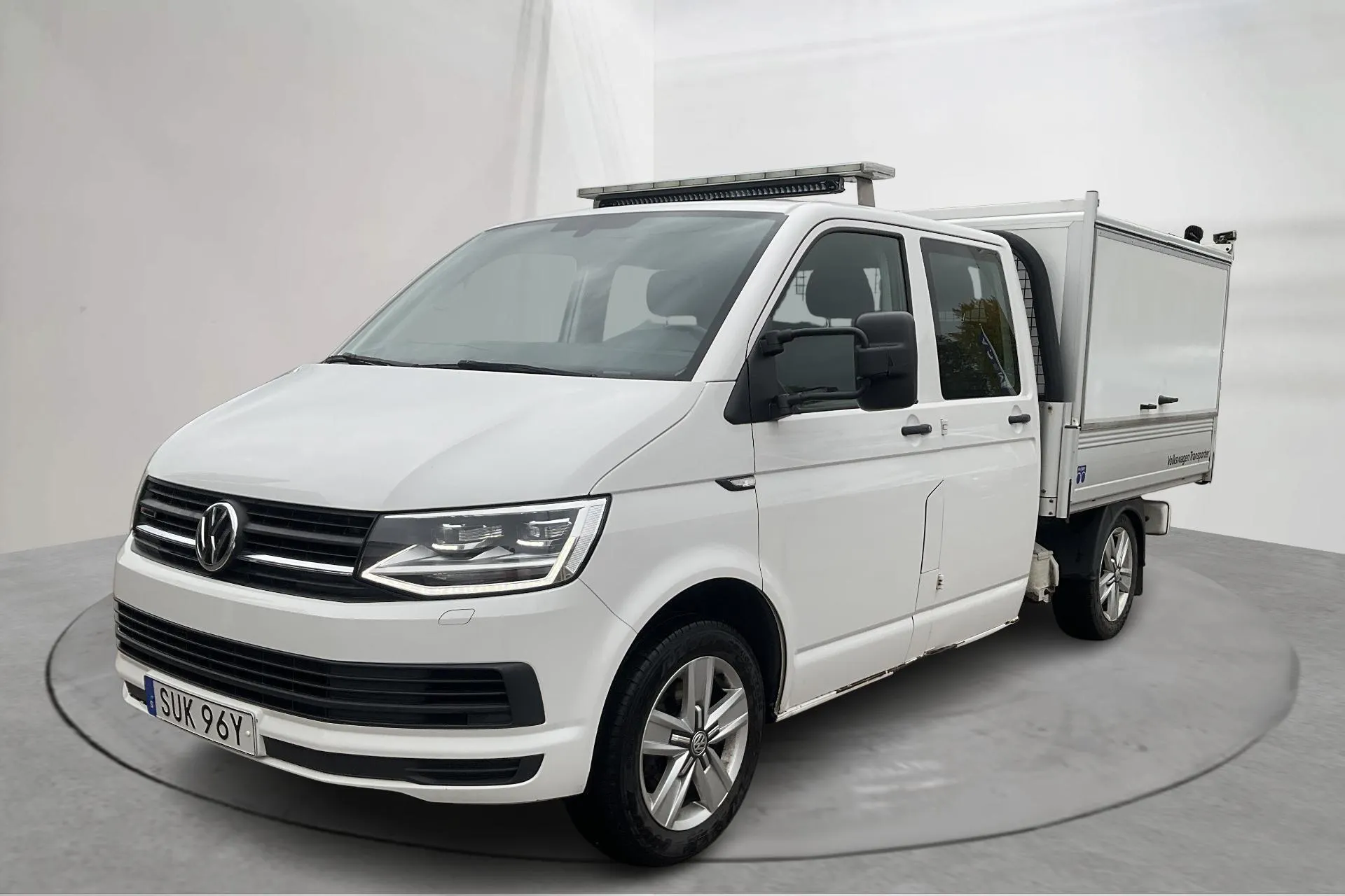 Presentation photo 1 of 18: VW Transporter T6 2.0 TDI BMT 4MOTION (150hk) - 221 750 km - Automatic - white - 2019