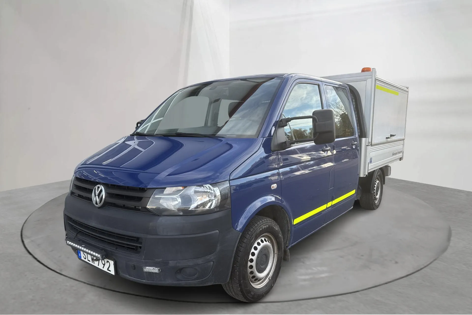 Presentation photo 1 of 15: VW Transporter T5 2.0 TDI Pickup 4MOTION (140hk) - 117 790 km - Manual - blue - 2015