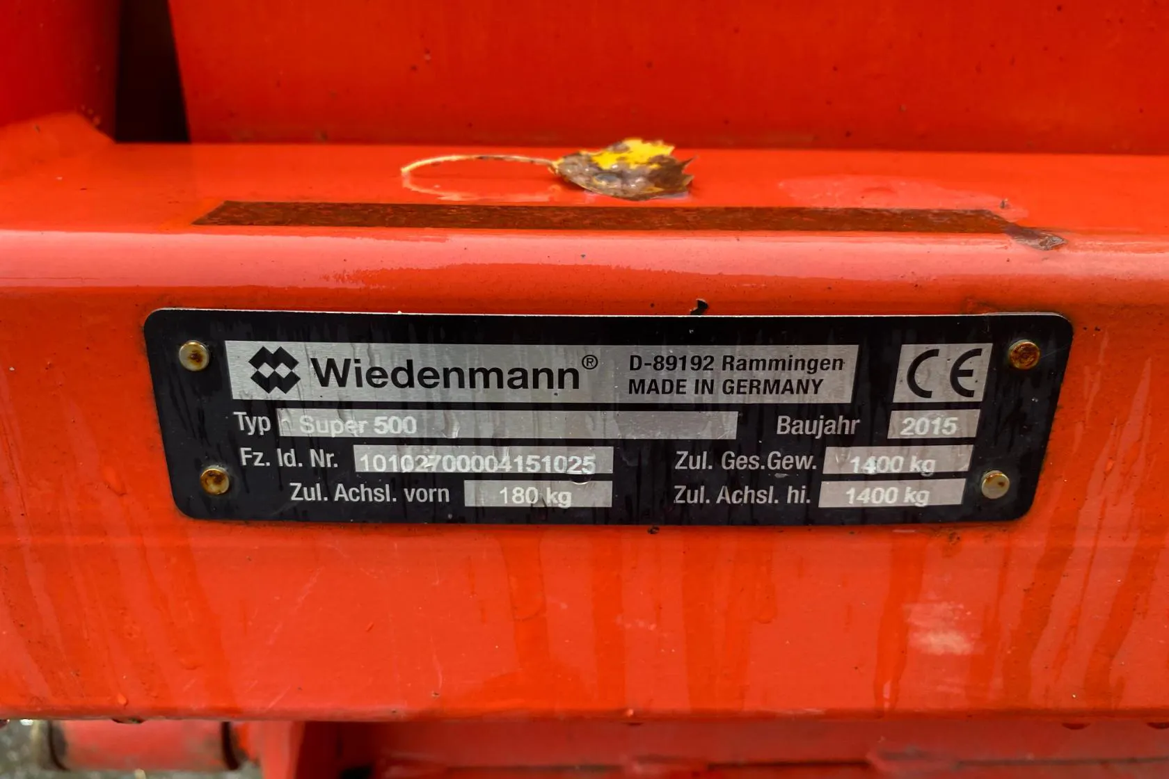 Presentationsfoto 14 av 14: Weidenmann Super 500 vertikalskärare - 0 km