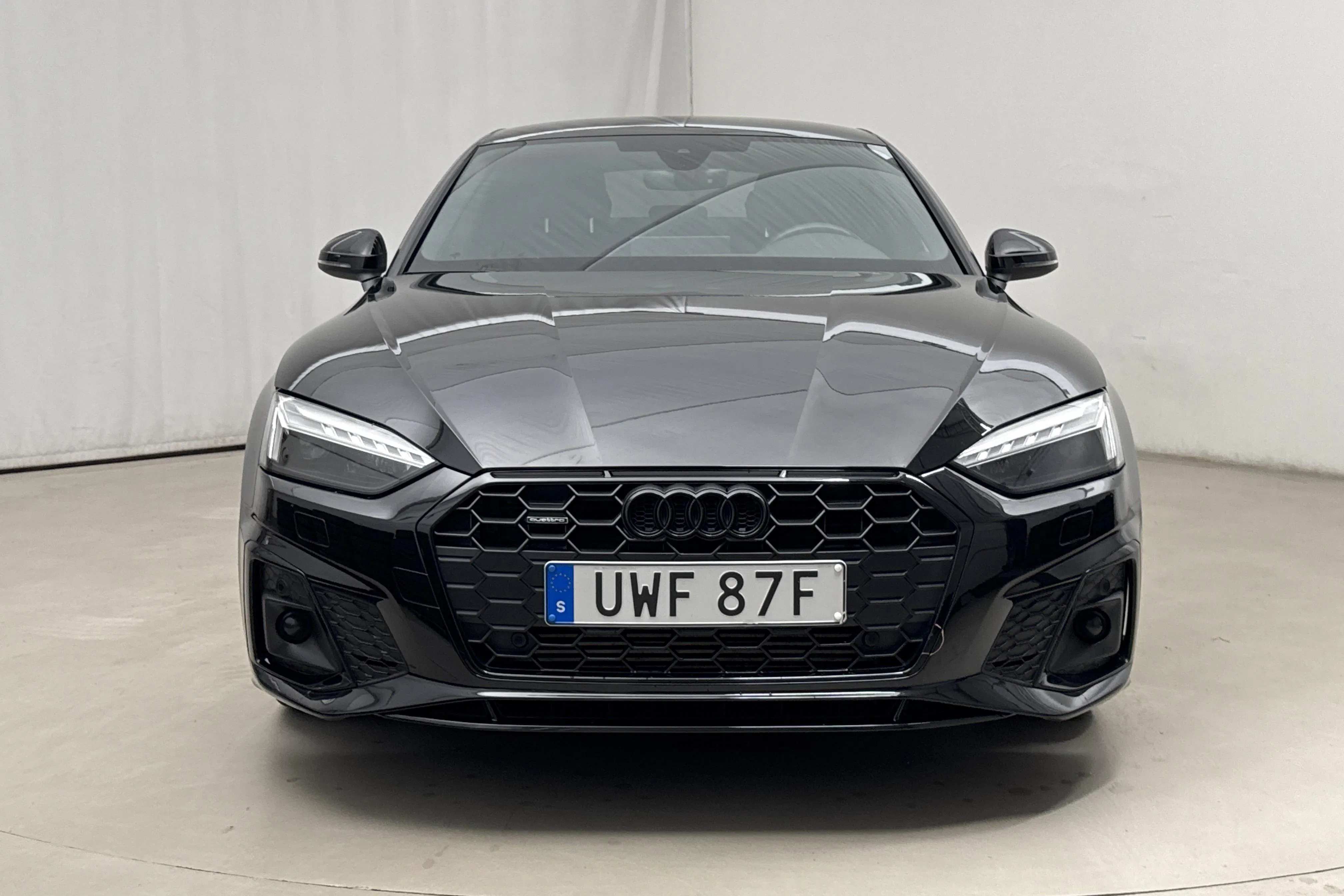 Presentationsfoto 2 av 17: Audi A5 Sportback 45 TFSI quattro (265hk) - 6 483 mil - Automat - svart - 2022