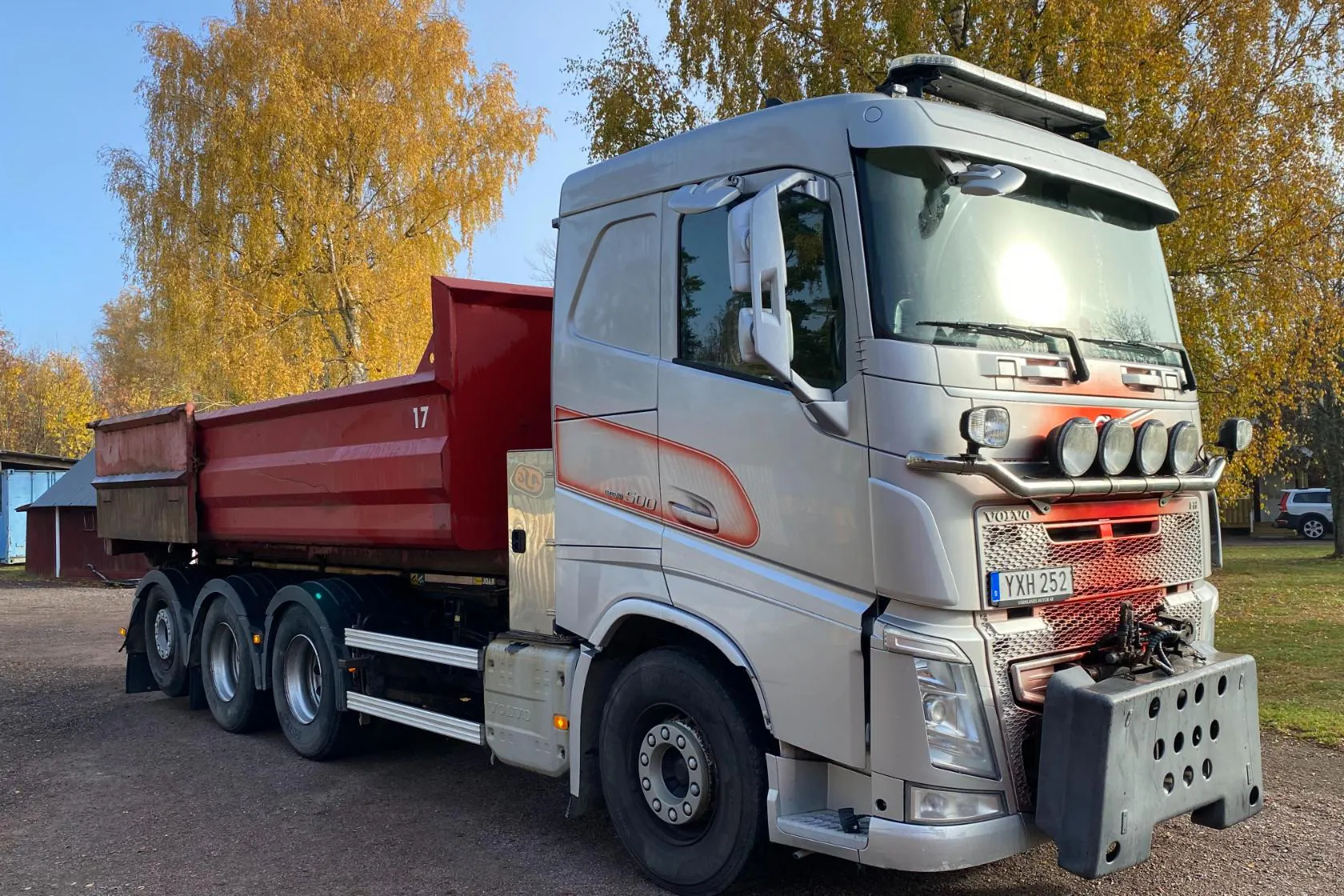 Presentation photo 2 of 90: VOLVO FH500 Plogutrustad - 539 112 km - Automatic - silver - 2017