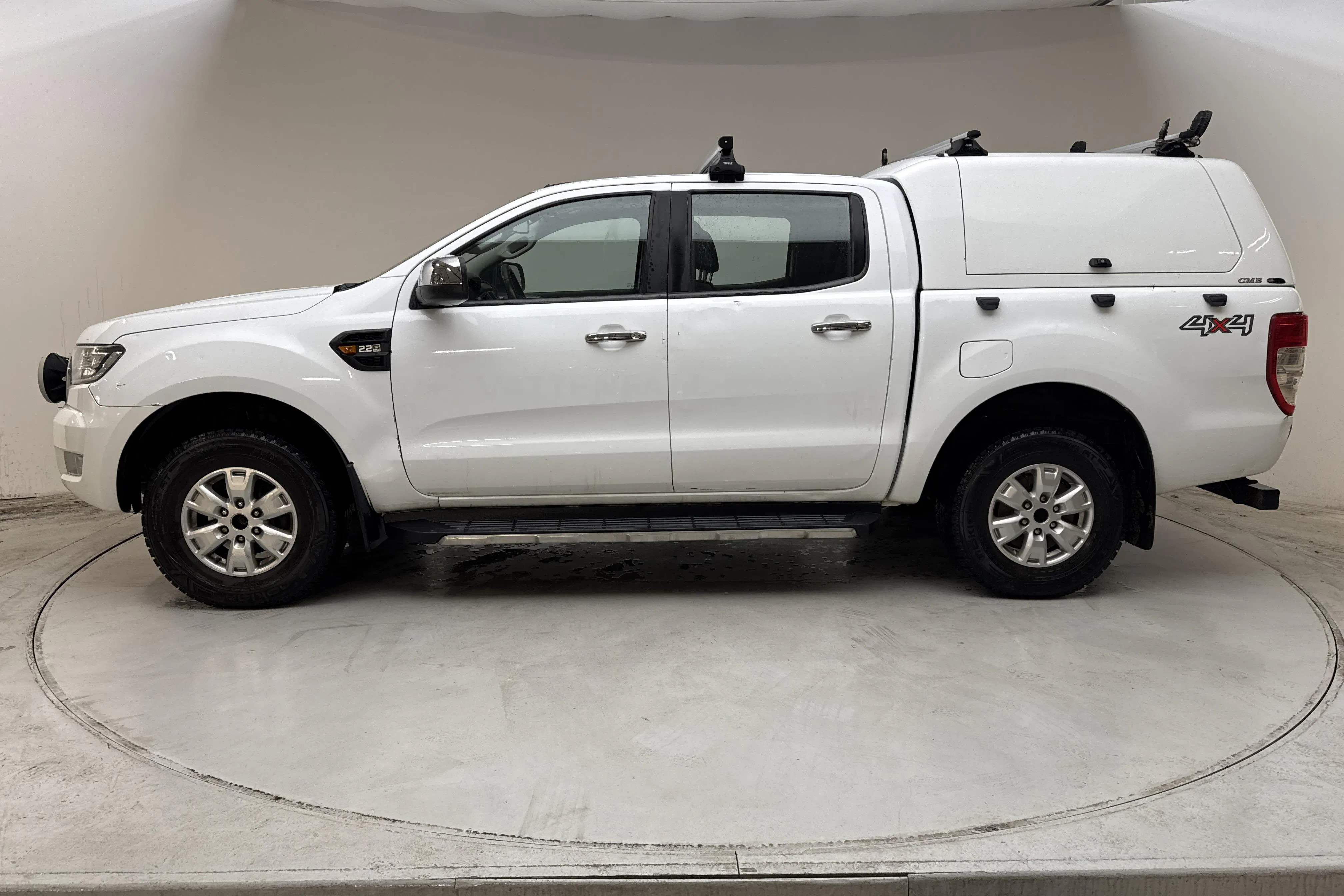 Presentationsfoto 2 av 13: Ford Ranger 2.2 TDCi 4WD (160hk) - 20 518 mil - Automat - vit - 2017