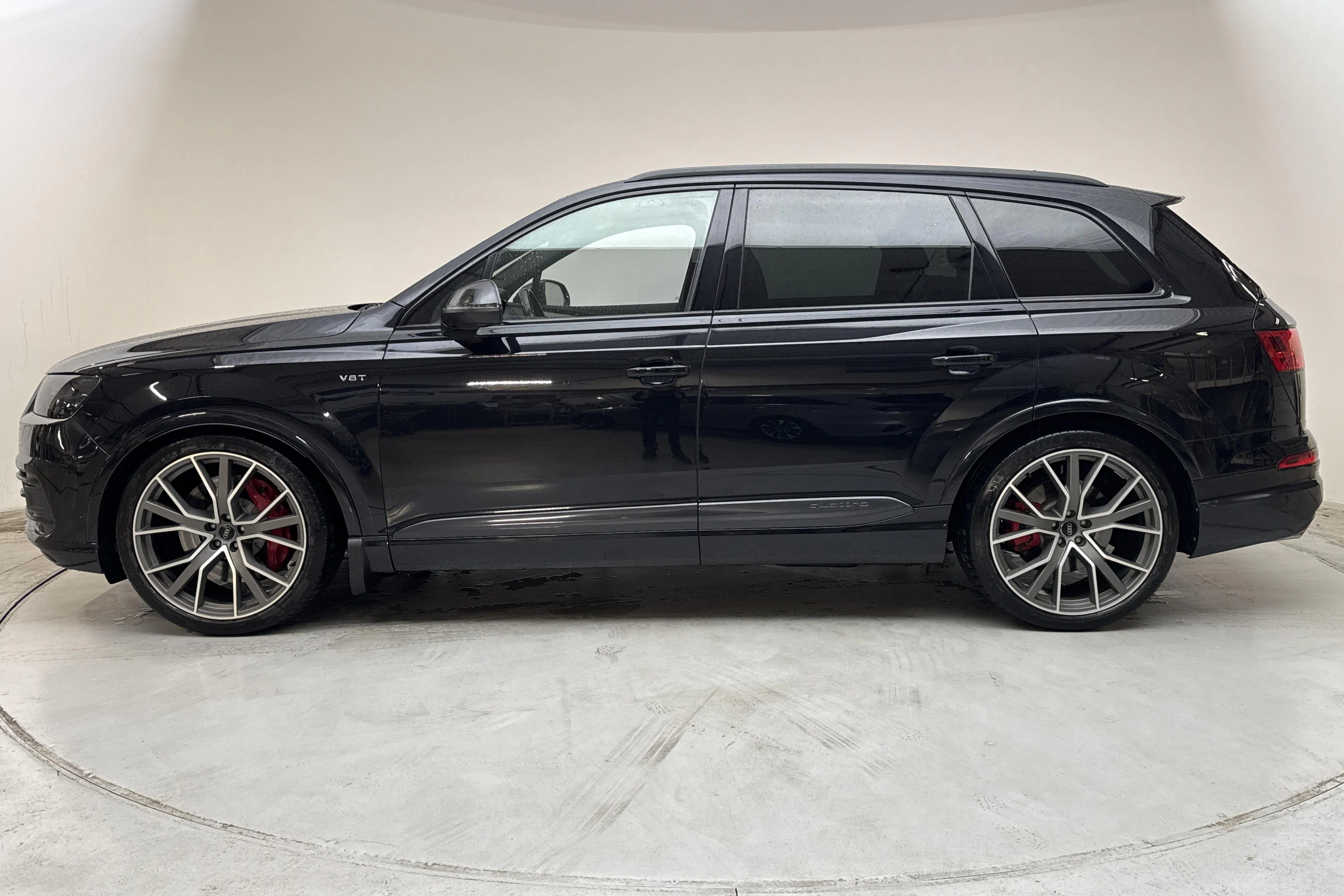Presentation photo 2 of 20: Audi SQ7 4.0 TDI quattro (435hk) - 209 500 km - Automatic - black - 2017