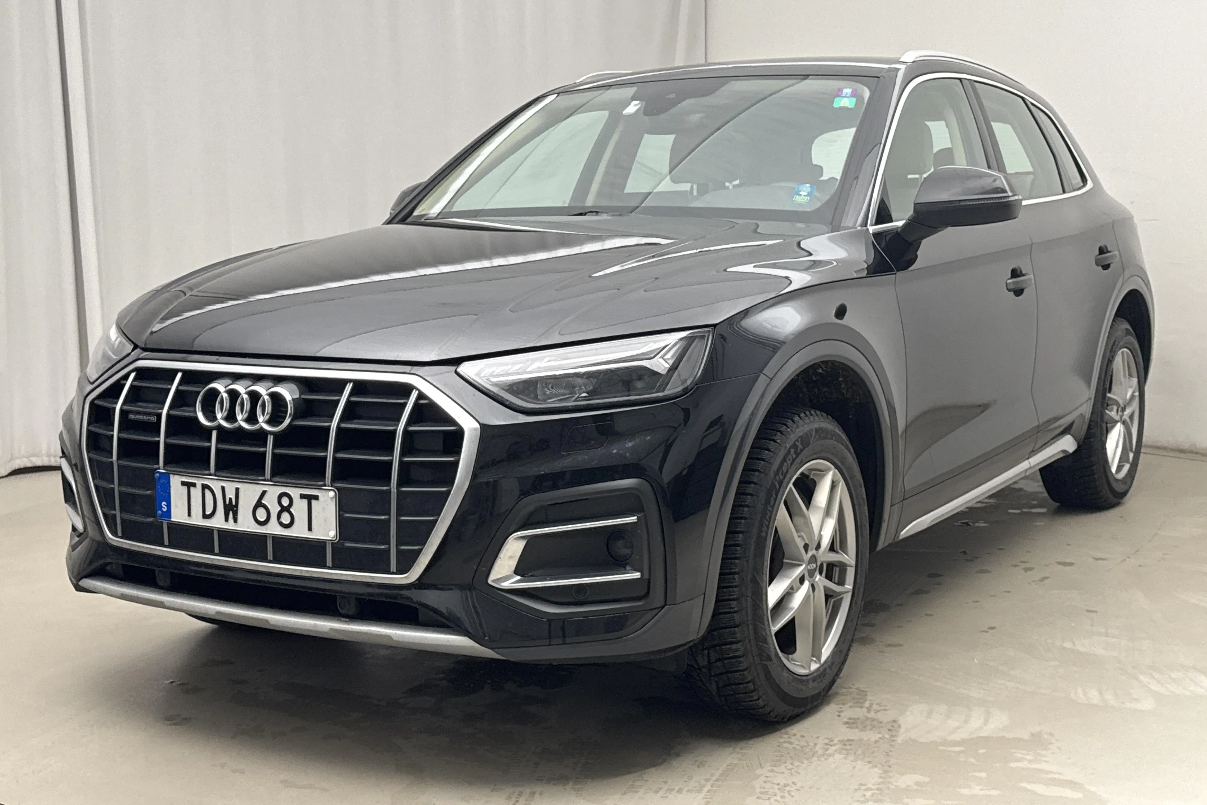 Presentation photo 1 of 17: Audi Q5 40 TDI quattro (204hk) - 153 410 km - Automatic - black - 2021