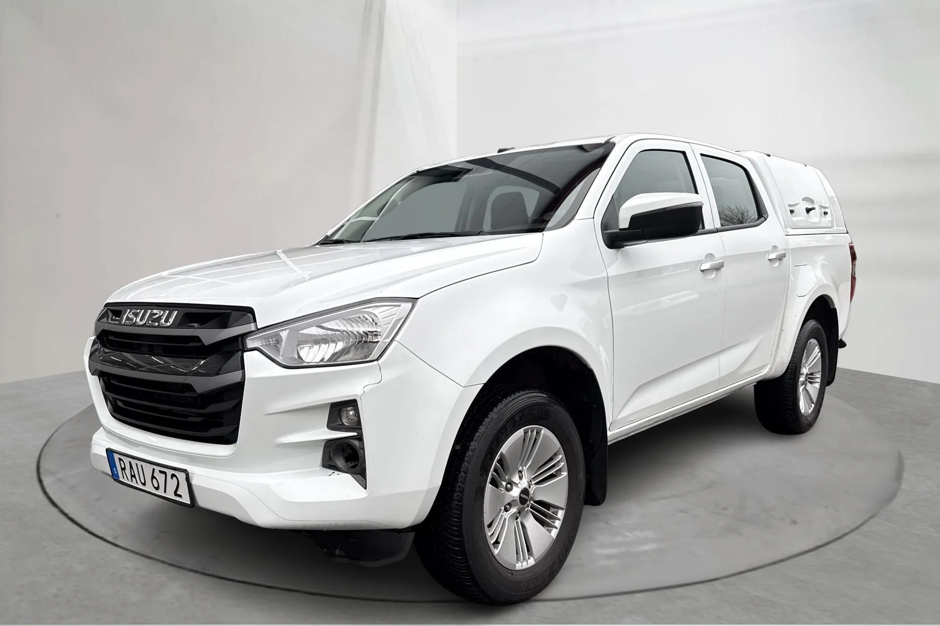 Presentation photo 1 of 14: Isuzu D-MAX 1.9 DDI CNG 4WD (164hk) - 55 580 km - Manual - white - 2023