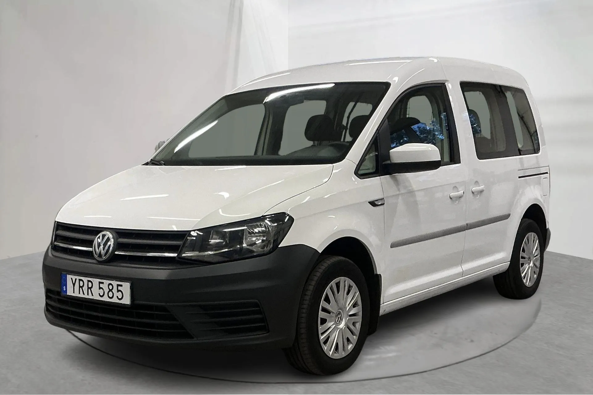 Presentationsfoto 1 av 14: VW Caddy kombi 2.0 TDI (102hk) - 17 853 mil - Automat - vit - 2018