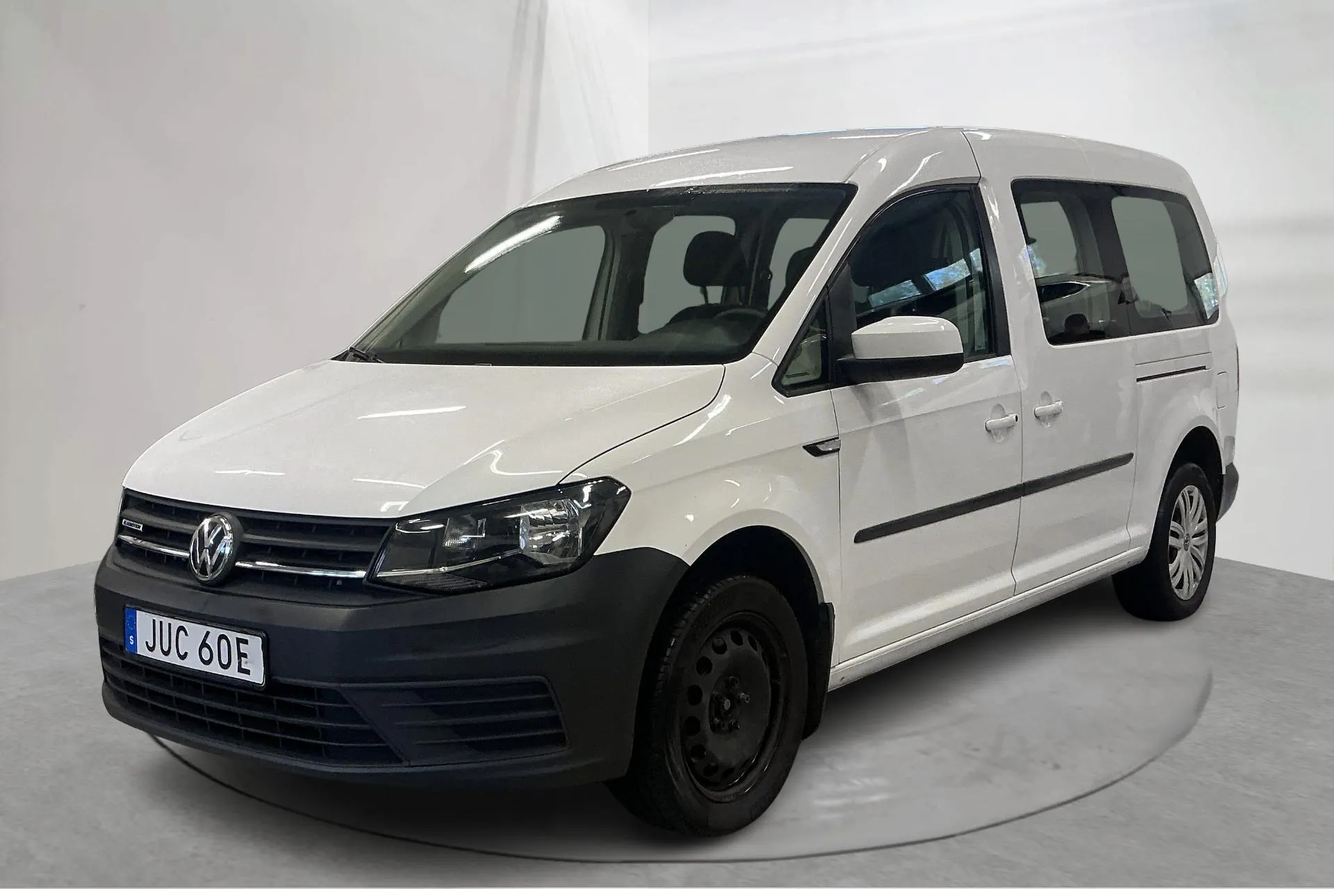 Presentationsfoto 1 av 14: VW Caddy Maxi Life 1.4 TGI (110hk) - 12 455 mil - Manuell - vit - 2020