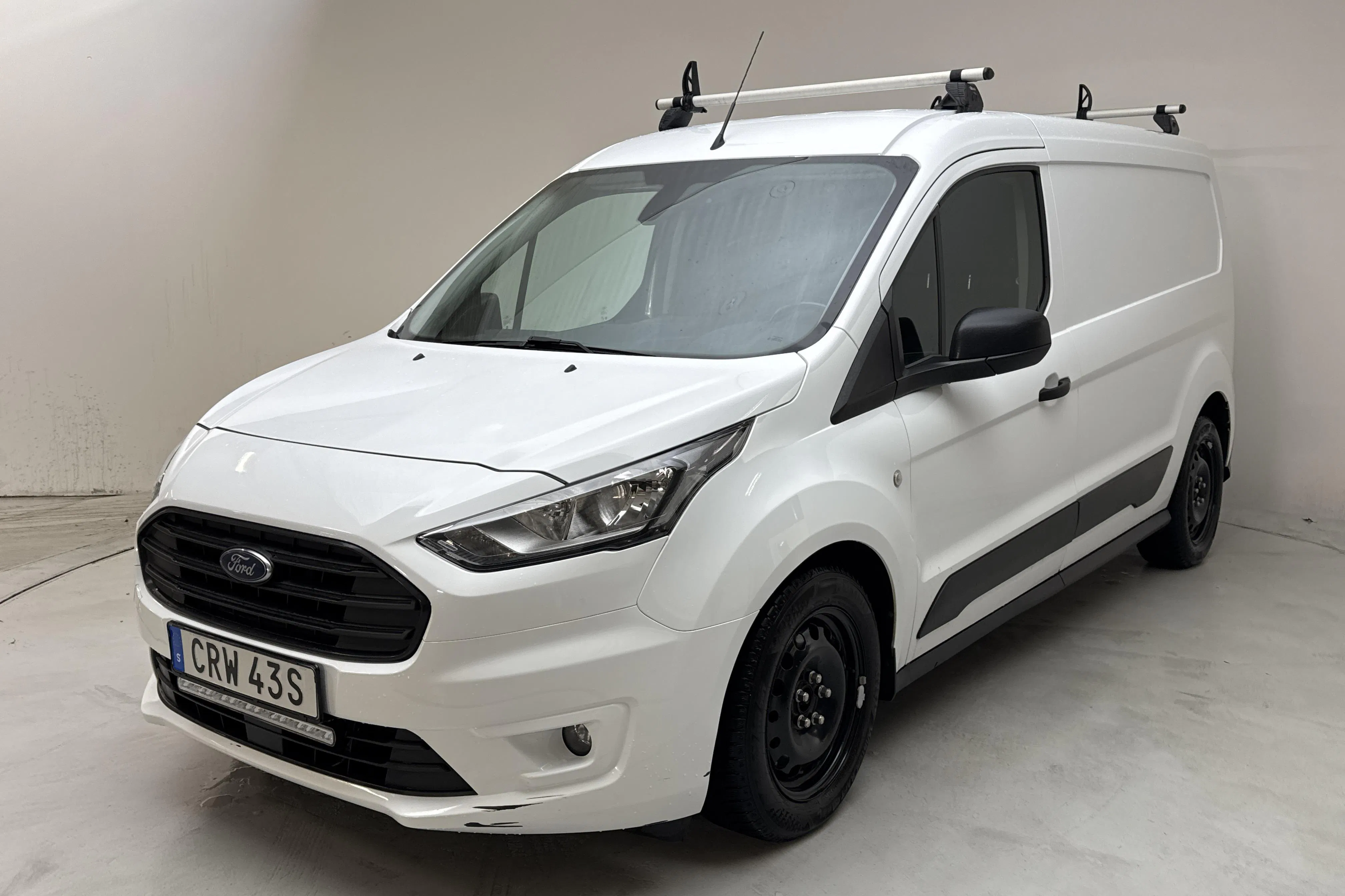 Presentationsfoto 1 av 12: Ford Transit Connect 1.5 EcoBlue (100hk) - 9 031 mil - Automat - vit - 2022