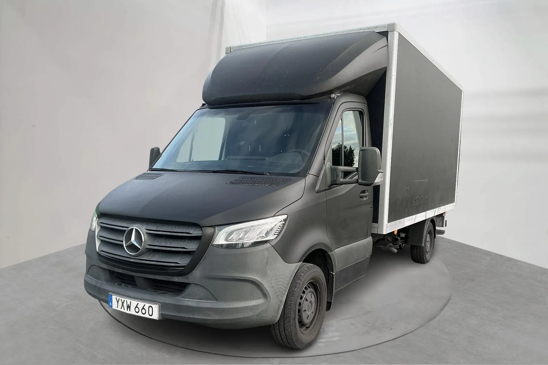 Presentationsfoto 1 av 18: Mercedes Sprinter 316 CDI Volymskåp RWD (163hk) - 18 780 mil - Automat - vit - 2019