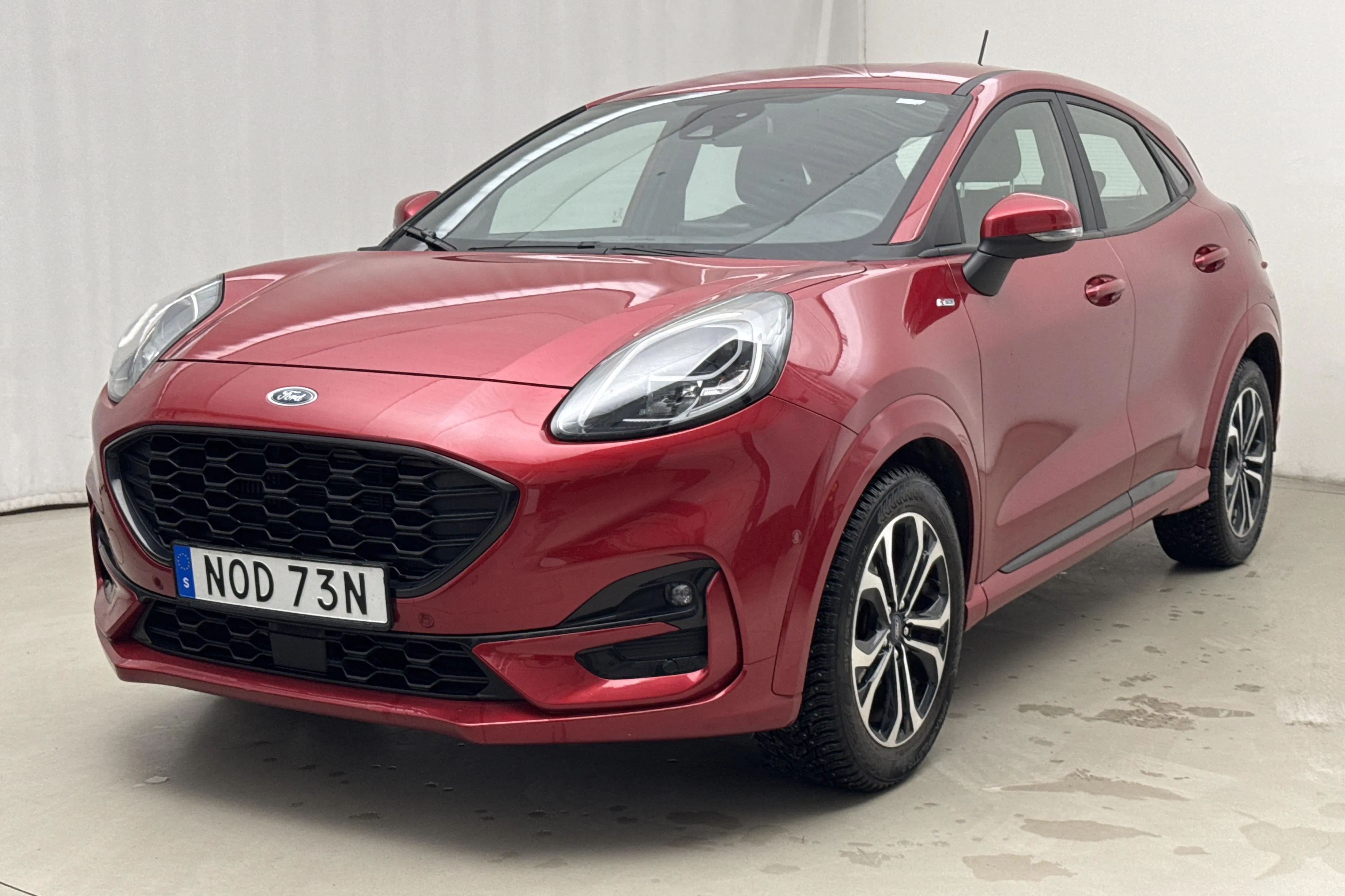 Presentation photo 1 of 19: Ford Puma 1.0T (125hk) - 47 760 km - Automatic - red - 2020