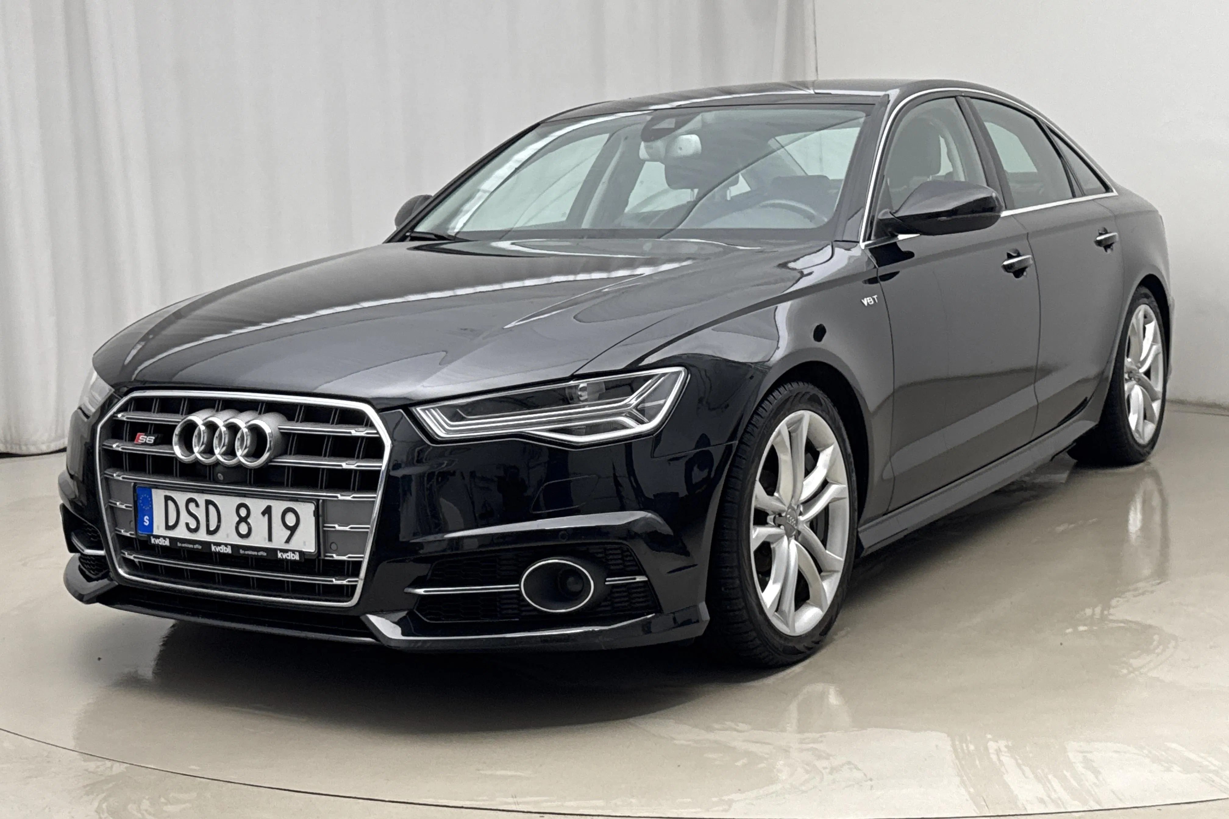 Presentation photo 1 of 26: Audi S6 4.0 TFSI quattro (450hk) - 126 760 km - Automatic - black - 2015
