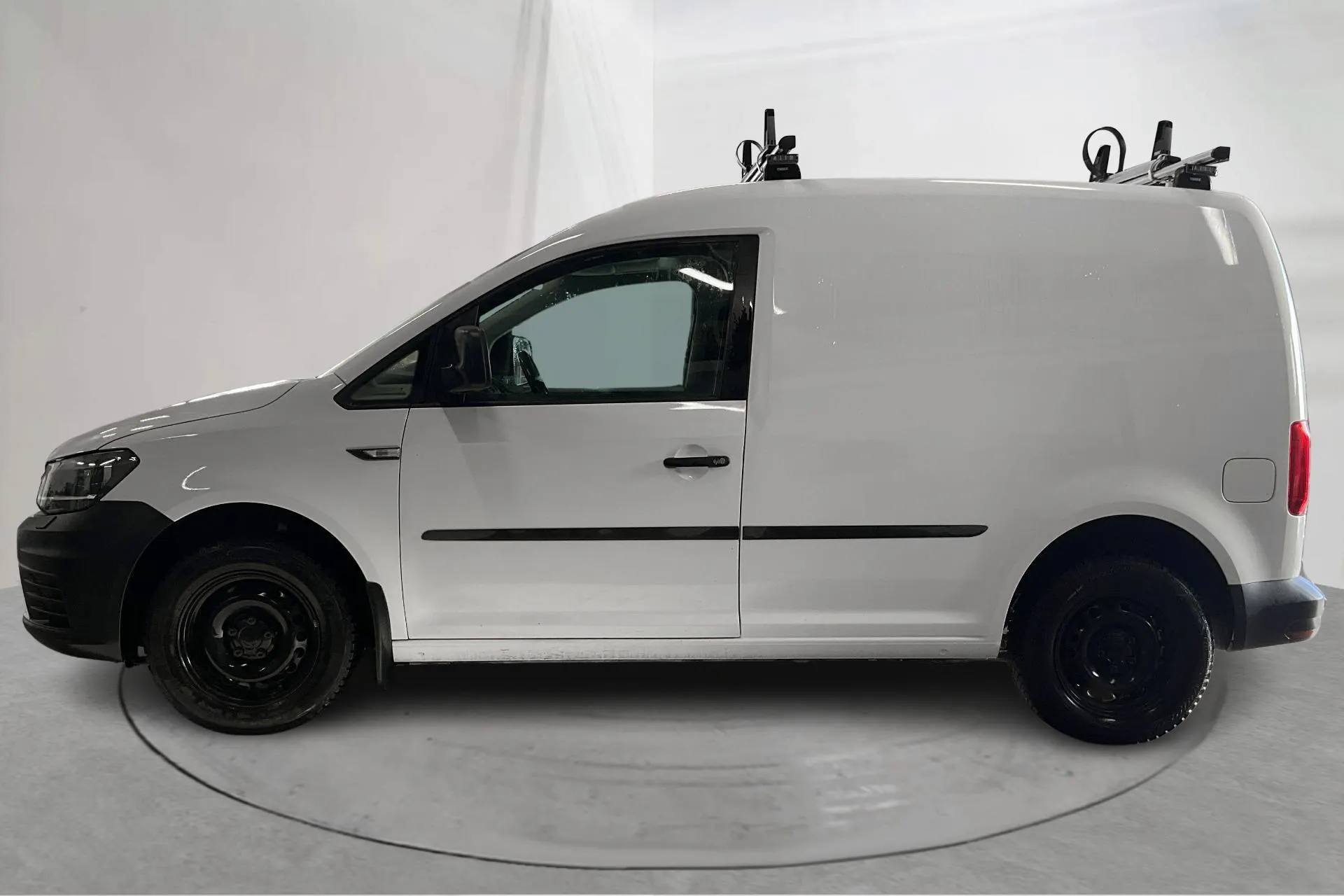 Presentationsfoto 2 av 14: VW Caddy 1.4 TGI Skåp (110hk) - 10 105 mil - Manuell - vit - 2016