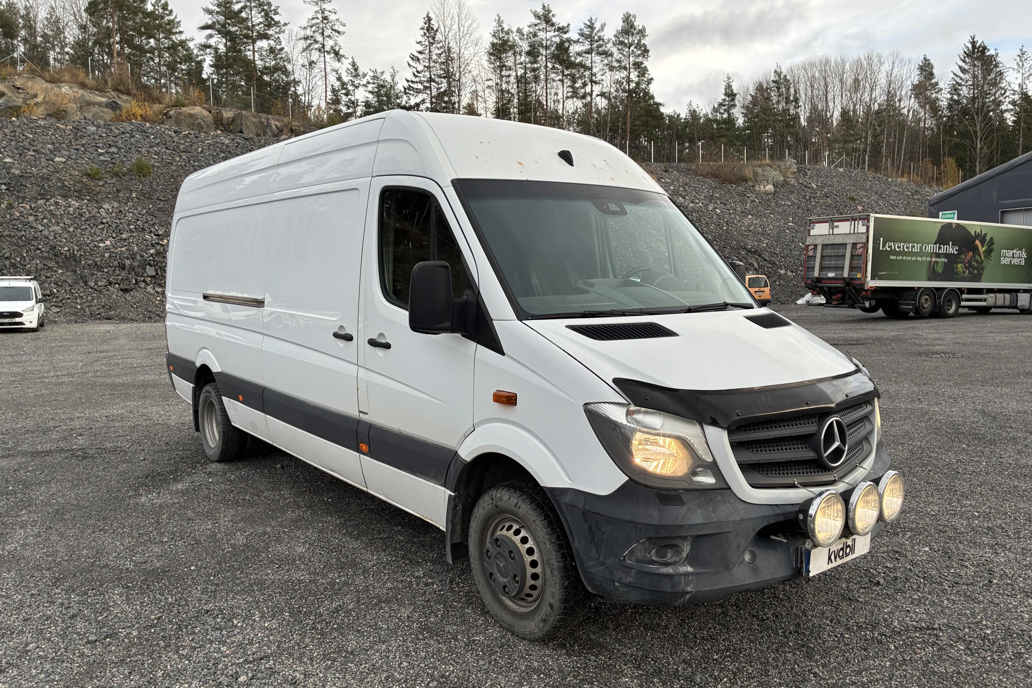 Presentationsfoto 2 av 107: Mercedes Sprinter 516 CDI - 174 582 km - Manuell - vit - 2016