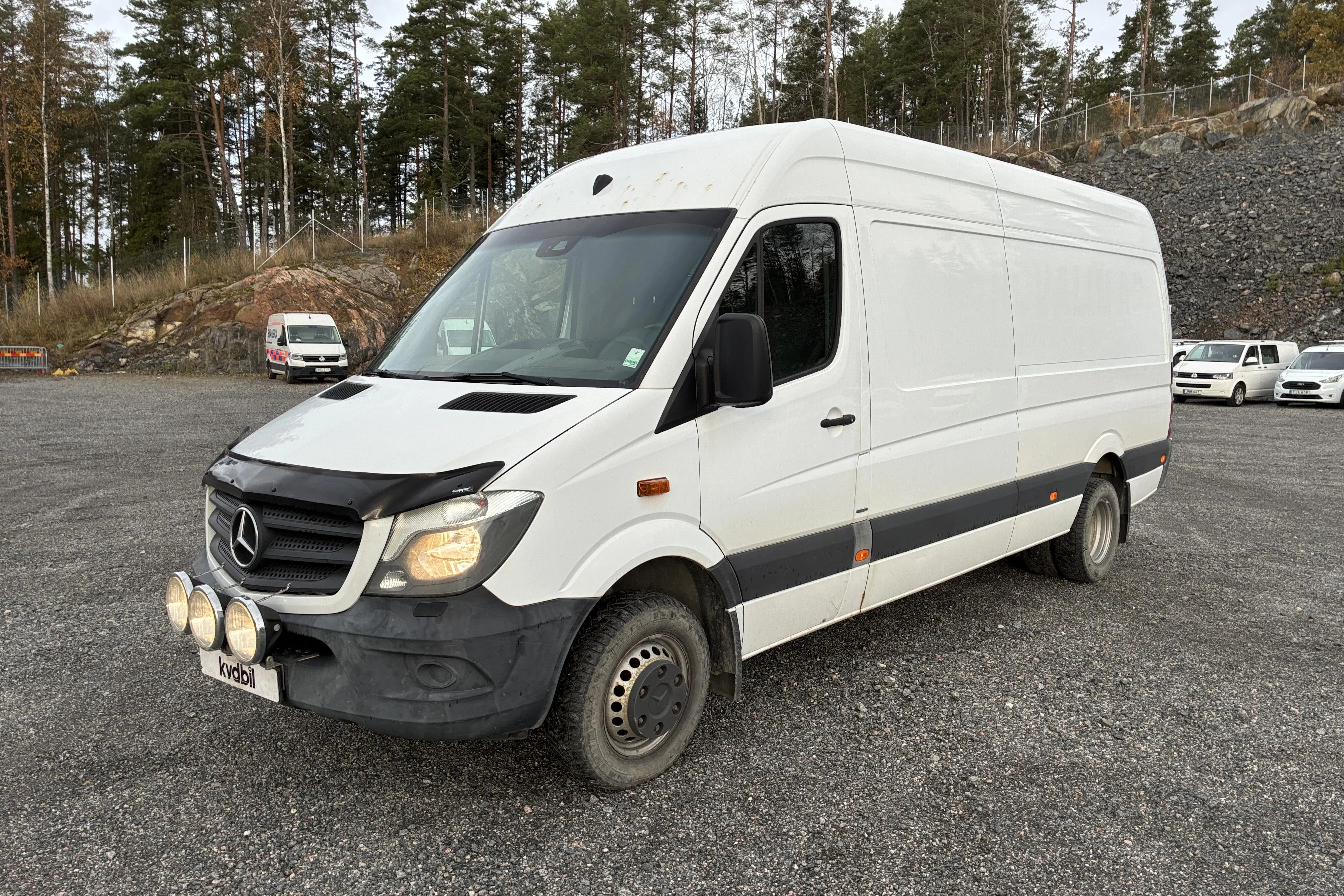 Presentationsfoto 1 av 107: Mercedes Sprinter 516 CDI - 174 582 km - Manuell - vit - 2016
